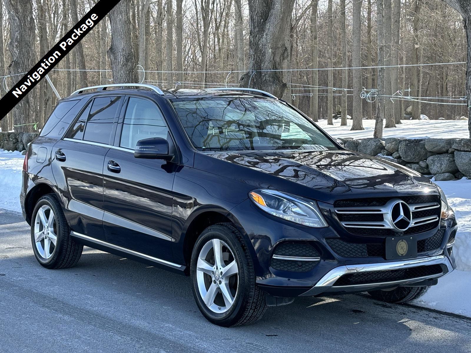 Lunar Blue Metallic 2016 Mercedes-Benz GLE 350 4MATIC SUV / Crossover All-Wheel Drive Automatic