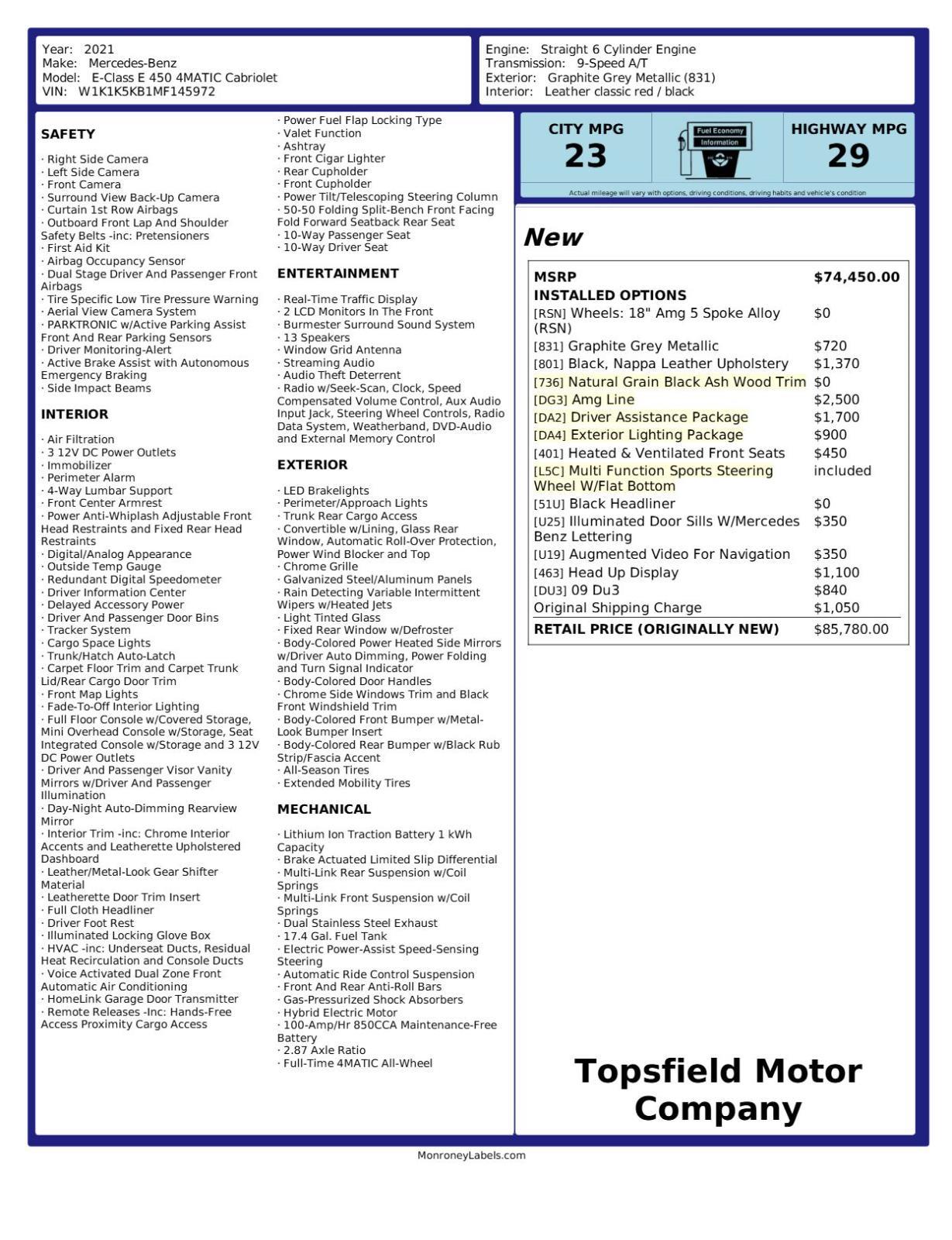 Topsfield Motor Company