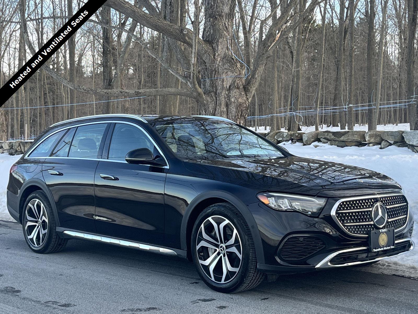 Black 2025 Mercedes-Benz E-Class All-Terrain E 450 4MATIC Wagon All-Wheel Drive Automatic