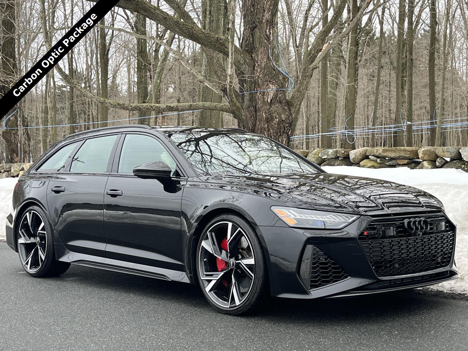 Mythos Black Metallic 2023 Audi RS 6 Avant 4.0T quattro AWD Wagon All-Wheel Drive Automatic
