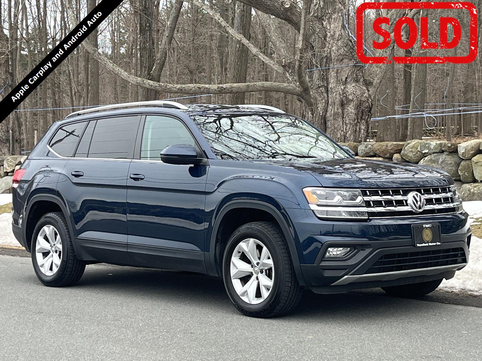 Tourmaline Blue Metallic 2018 Volkswagen Atlas SE 4Motion with Technology SUV / Crossover All-Wheel Drive 8-Speed Automatic
