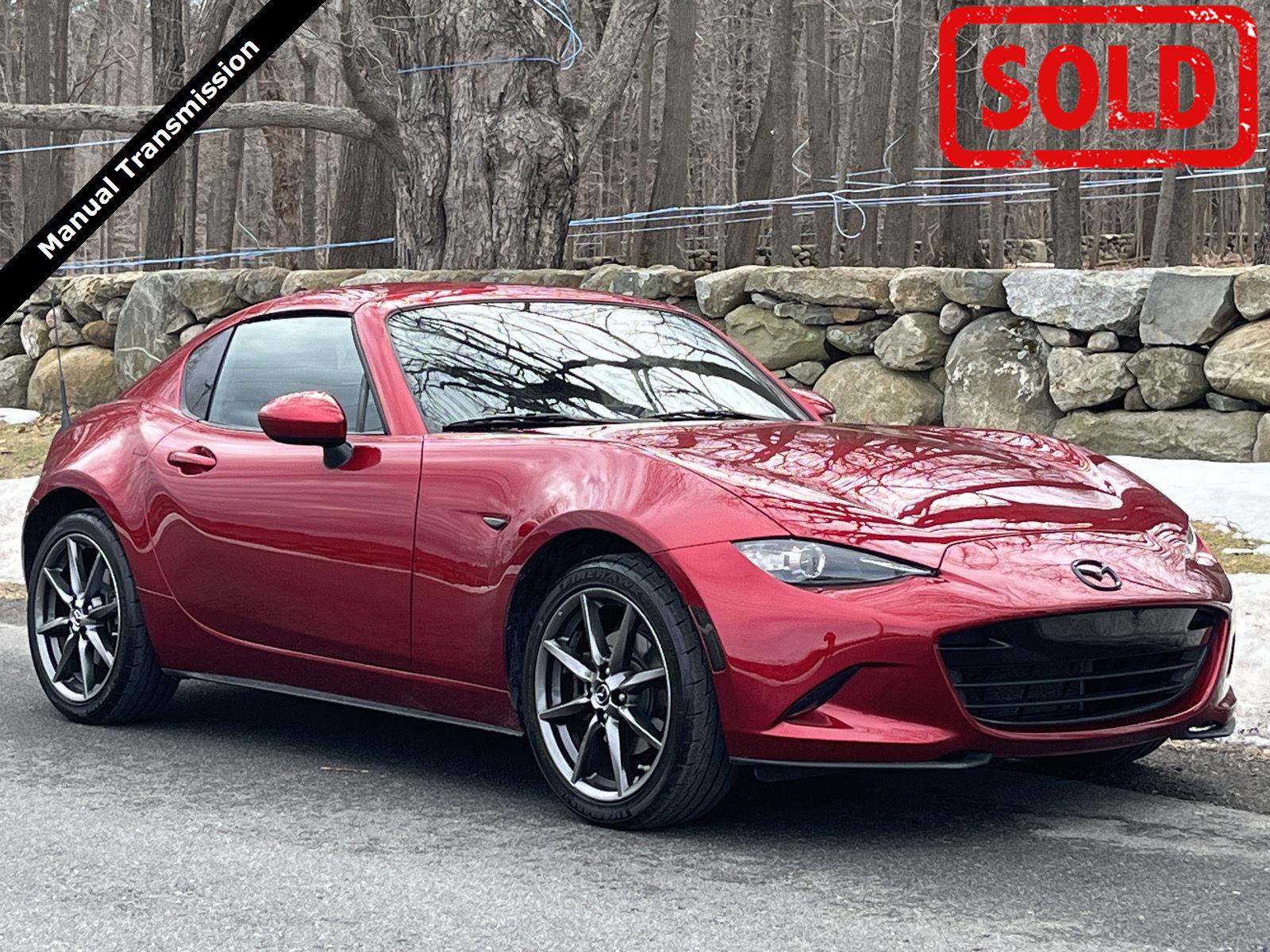 Soul Red Crystal Metallic 2019 Mazda MX-5 Miata RF Grand Touring RWD Convertible Rear-Wheel Drive 6-Speed Manual