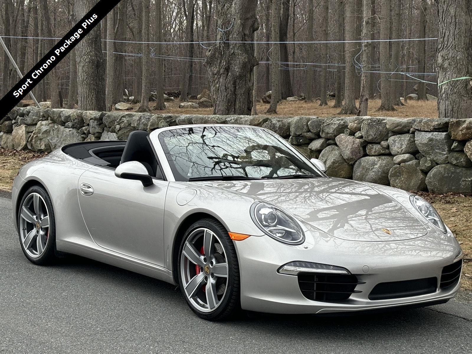 Gray (Platinum Silver Metallic) 2013 Porsche 911 Carrera S Cabriolet RWD Convertible Rear-Wheel Drive 7-Speed Dual Clutch