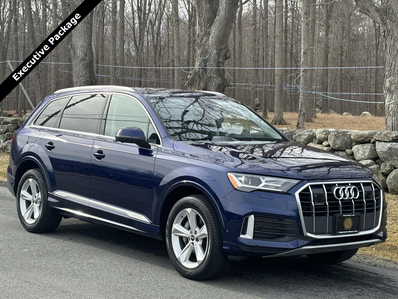 Navarra Blue Metallic 2023 Audi Q7 quattro Premium Plus 45 TFSI SUV / Crossover All-Wheel Drive Automatic