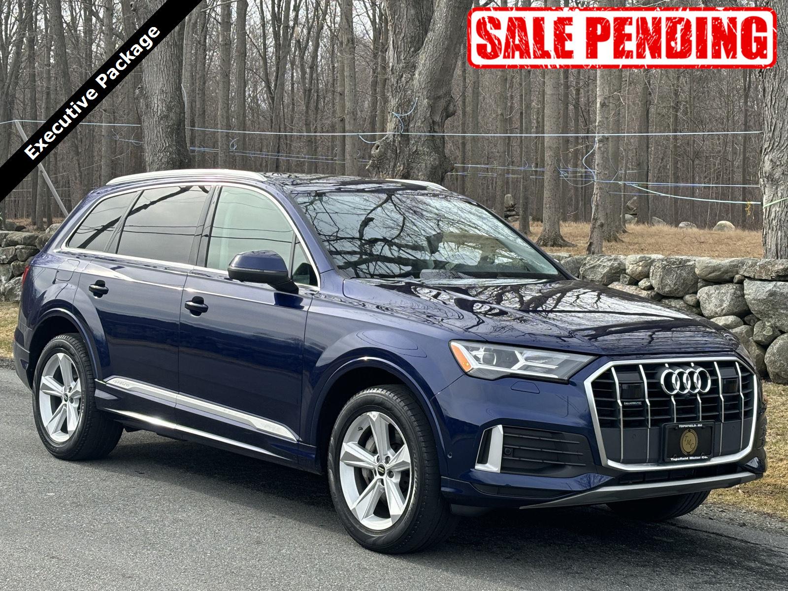 Navarra Blue Metallic 2023 Audi Q7 SUV / Crossover All-Wheel Drive Automatic