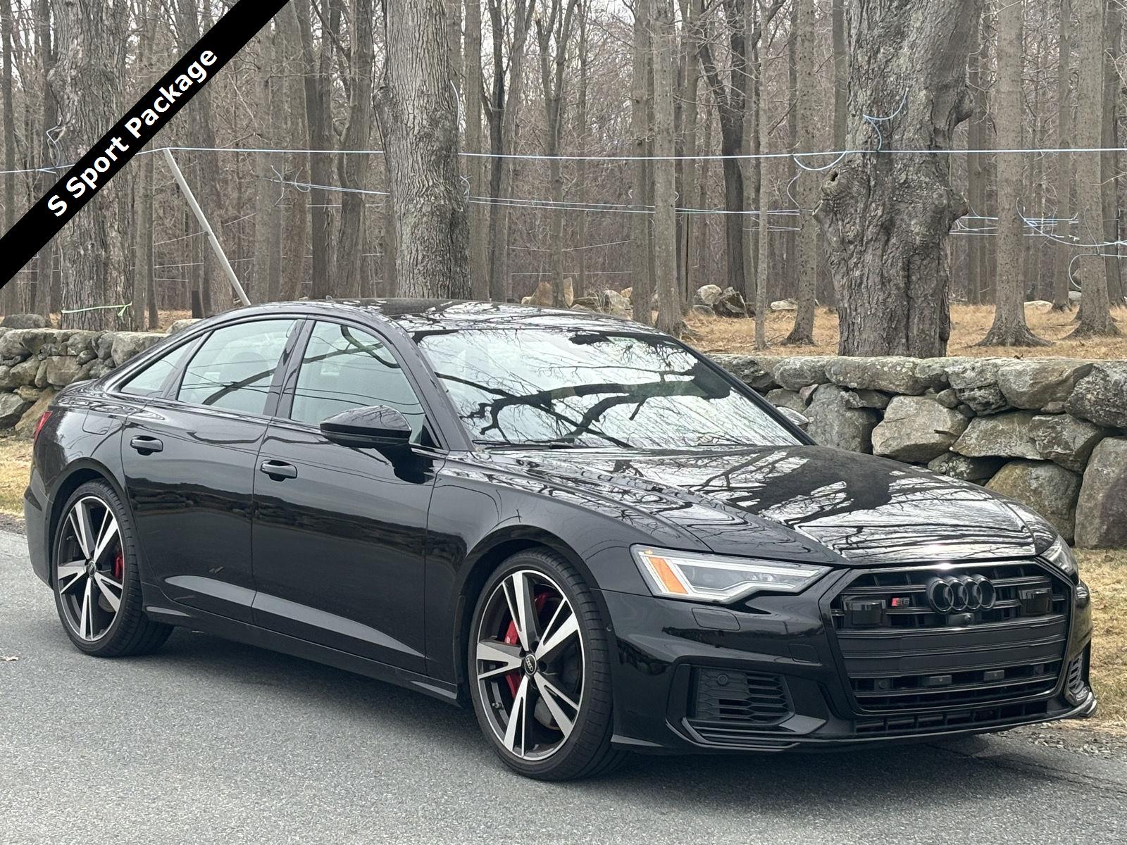 Brilliant Black 2022 Audi S6 2.9T quattro Premium Plus AWD Sedan All-Wheel Drive