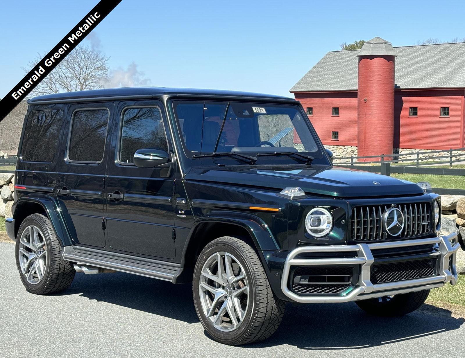 Emerald Green Metallic 2021 Mercedes-Benz G-Class AMG G 63 4MATIC SUV / Crossover All-Wheel Drive Automatic