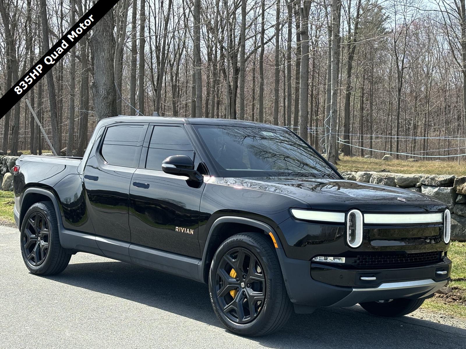 Midnight 2022 Rivian R1T Adventure Crew Cab AWD Pickup Truck All-Wheel Drive Automatic