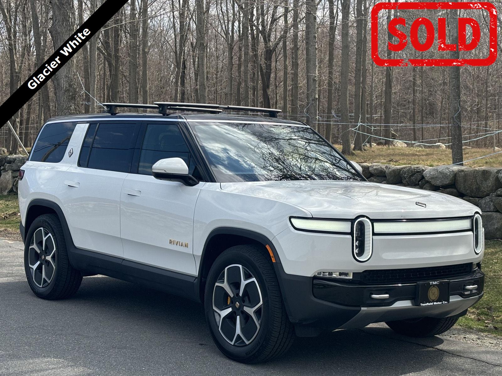 Glacier White 2023 Rivian R1S Adventure Quad Motor AWD SUV / Crossover All-Wheel Drive Automatic