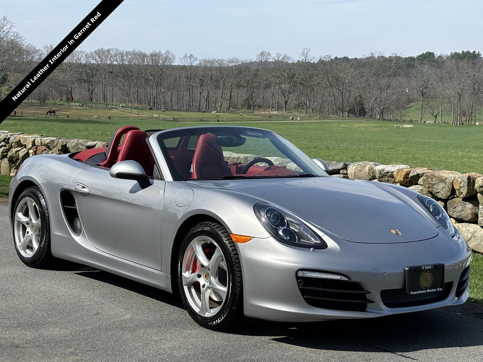 GT Silver Metallic 2016 Porsche Boxster S RWD Convertible Rear-Wheel Drive 6-Speed Manual Overdrive