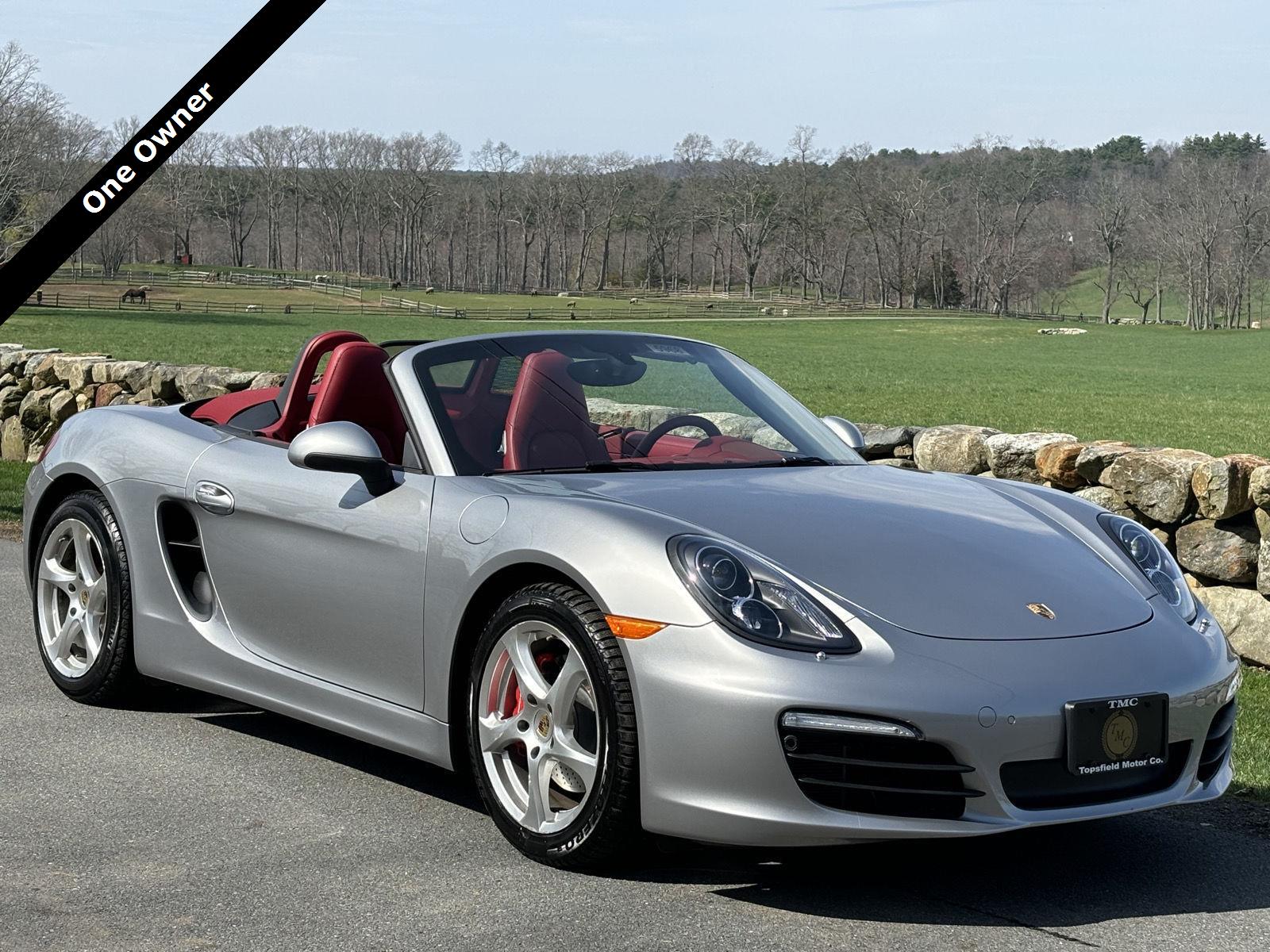 GT Silver Metallic 2016 Porsche Boxster S RWD Convertible Rear-Wheel Drive 6-Speed Manual