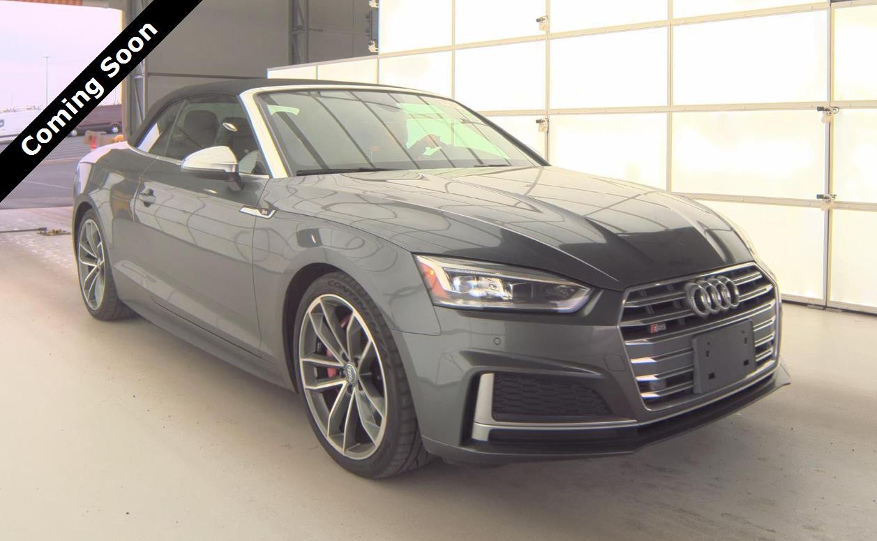 Daytona Gray Pearl Effect/Black Roof 2018 Audi S5 3.0T quattro Premium Plus Cabriolet AWD Convertible All-Wheel Drive Automatic