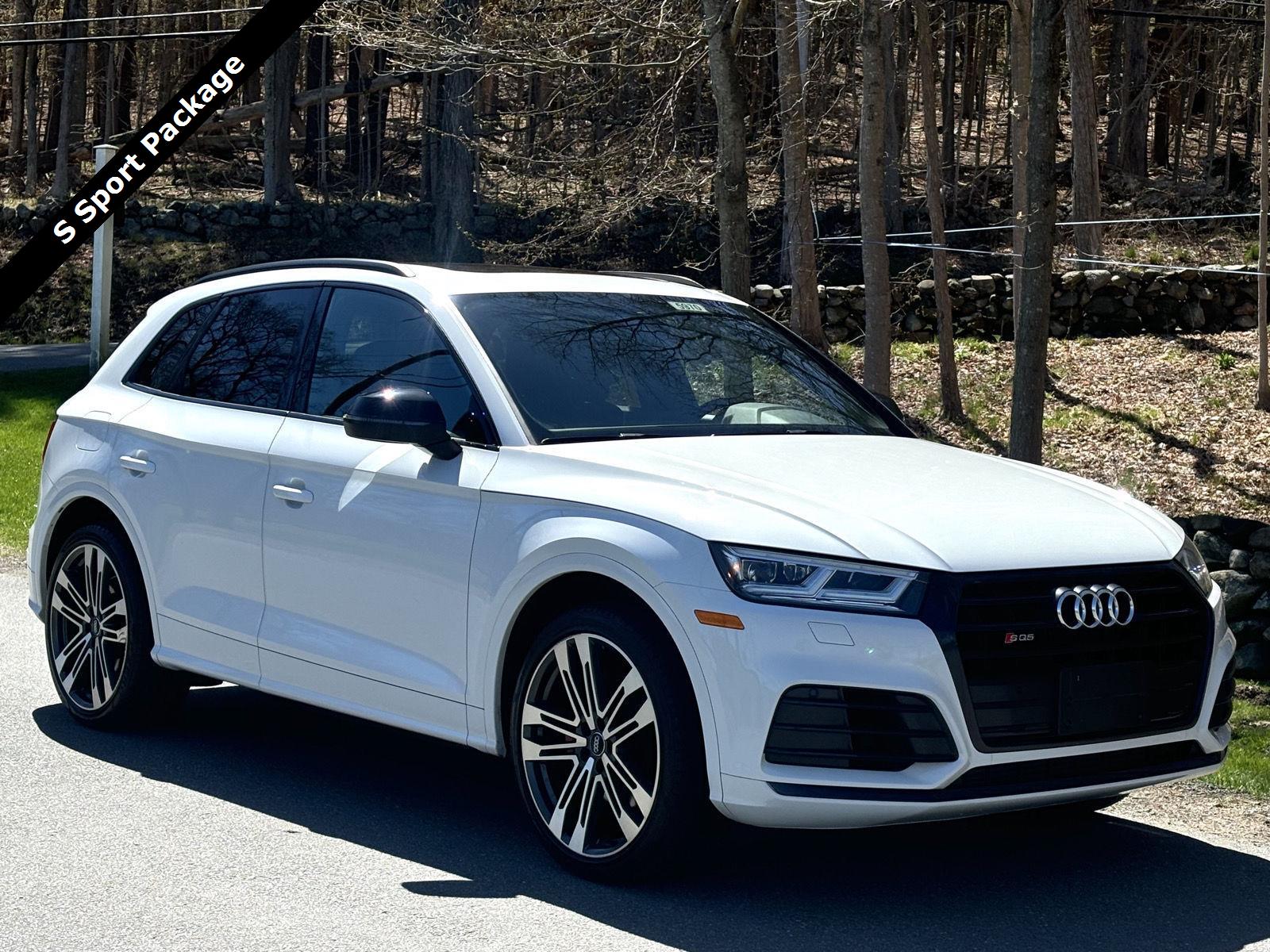 Glacier White Metallic 2020 Audi SQ5 3.0T quattro Premium Plus AWD SUV / Crossover All-Wheel Drive Automatic