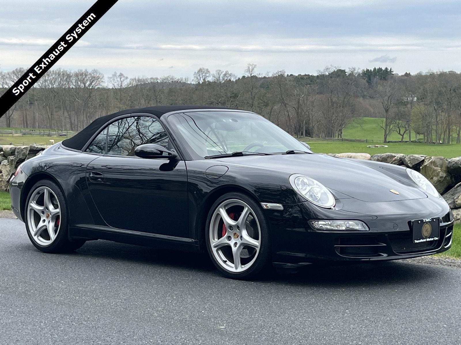 Black 2006 Porsche 911 Carrera S Cabriolet RWD Convertible Rear-Wheel Drive Automatic