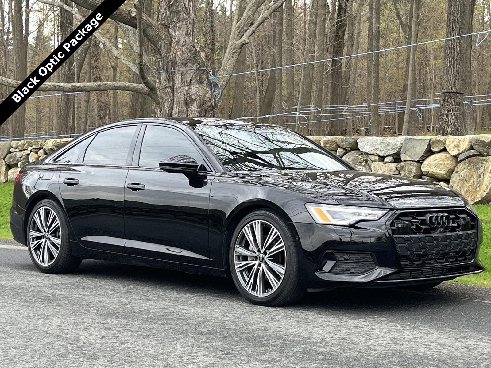 Mythos Black Metallic 2024 Audi A6 quattro Premium Plus 45 TFSI Sedan All-Wheel Drive Automatic