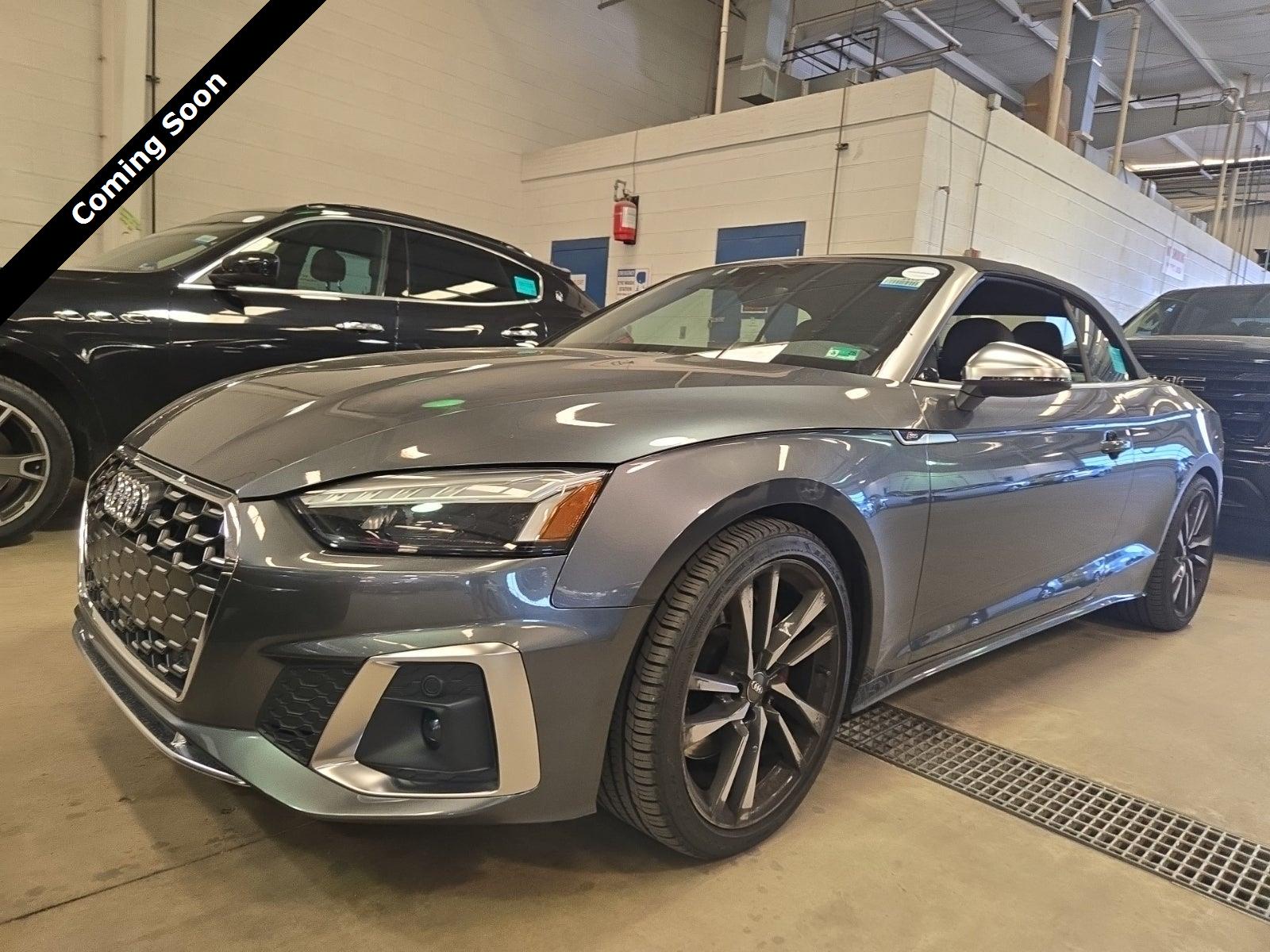 Daytona Gray Pearl Effect/Black Roof 2020 Audi S5 3.0T quattro Premium Plus Cabriolet AWD Convertible All-Wheel Drive Automatic