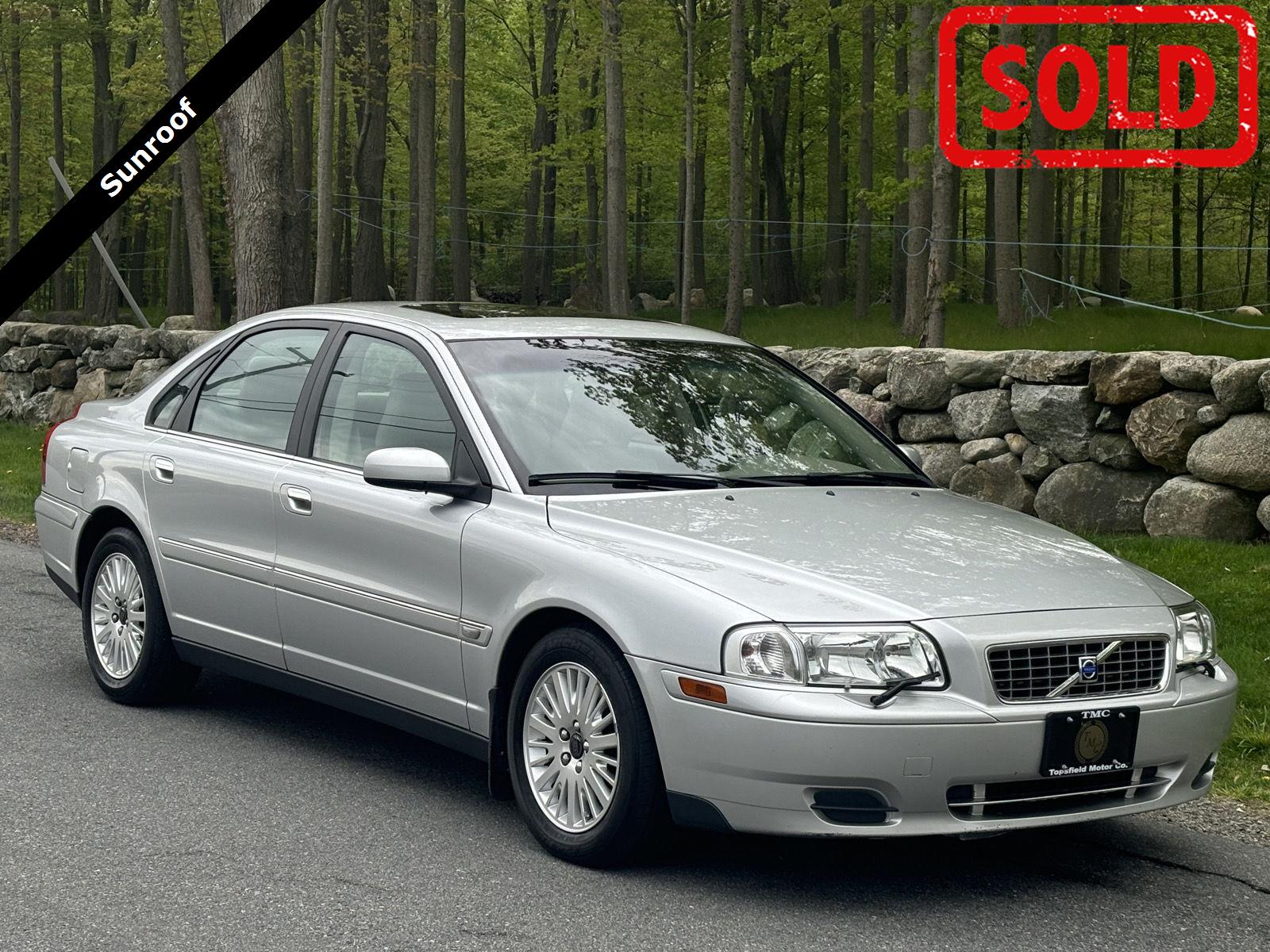 Silver Metallic 2004 Volvo S80 Sedan Front-Wheel Drive Automatic