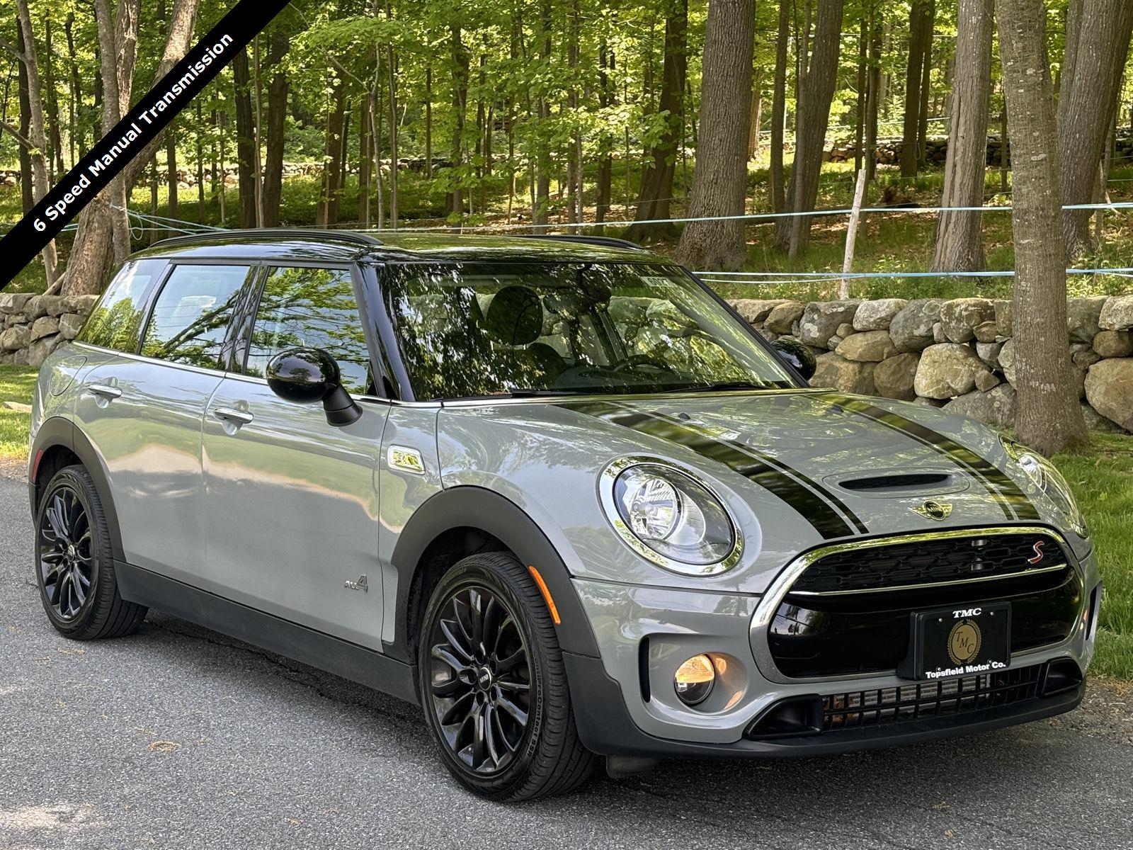 Gray (Moonwalk Grey Metallic) 2017 MINI Cooper Clubman S ALL4 AWD Wagon All-Wheel Drive 6-Speed Manual