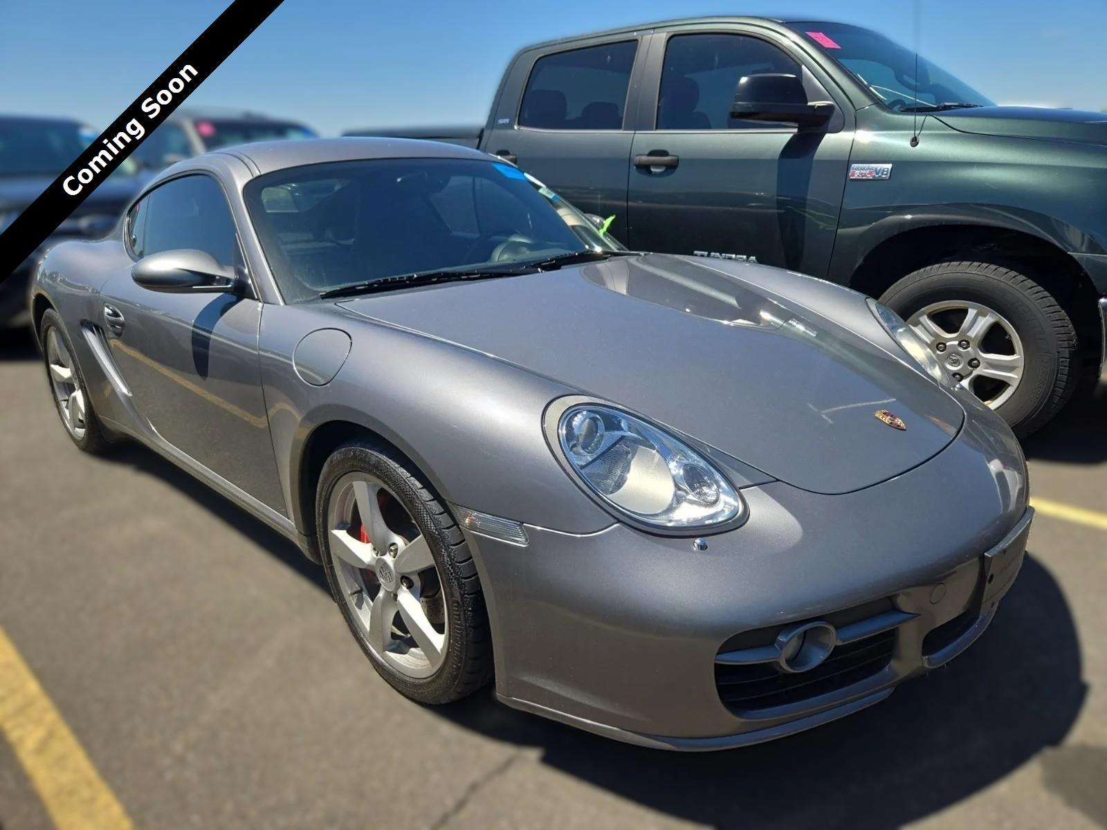 Gray (Seal Grey Metallic) 2006 Porsche Cayman S Coupe Rear-Wheel Drive 6-Speed Manual