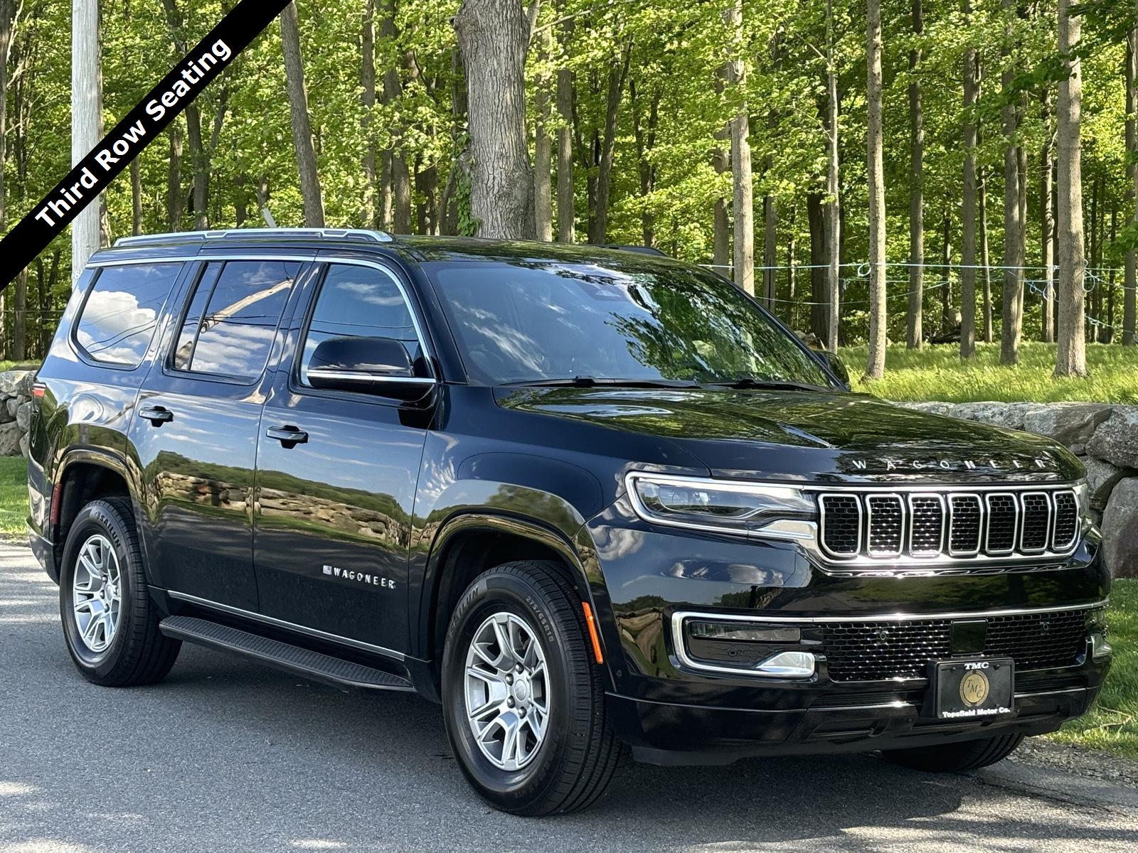 Diamond Black Crystal Pearlcoat 2024 Jeep Wagoneer SUV / Crossover Four-Wheel Drive 8-Speed Automatic