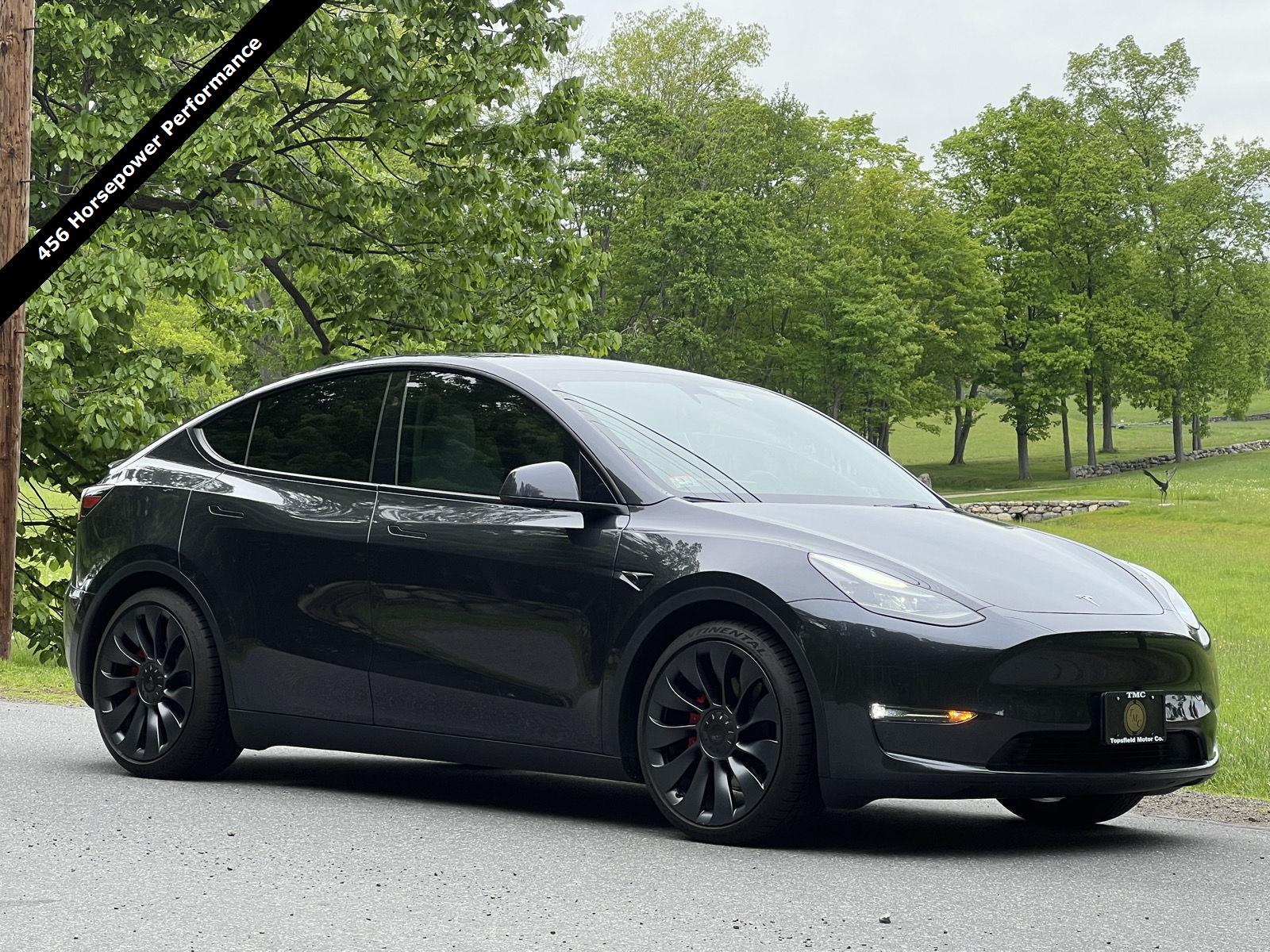 Gray (Stealth Grey) 2024 Tesla Model Y SUV / Crossover All-Wheel Drive Automatic