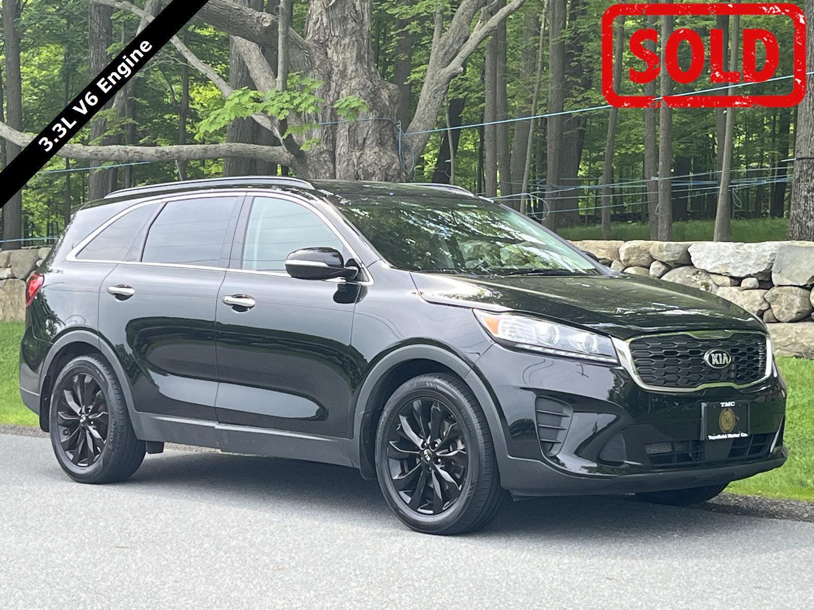 Ebony Black 2020 Kia Sorento SUV / Crossover Front-Wheel Drive Automatic