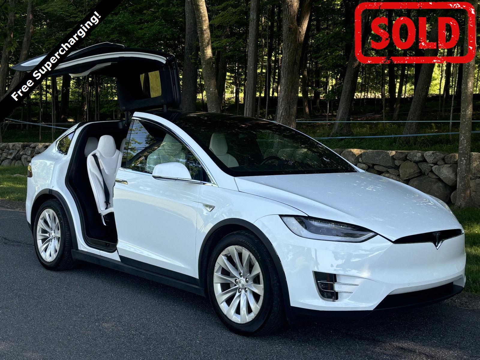 Solid White 2016 Tesla Model X SUV / Crossover All-Wheel Drive Automatic