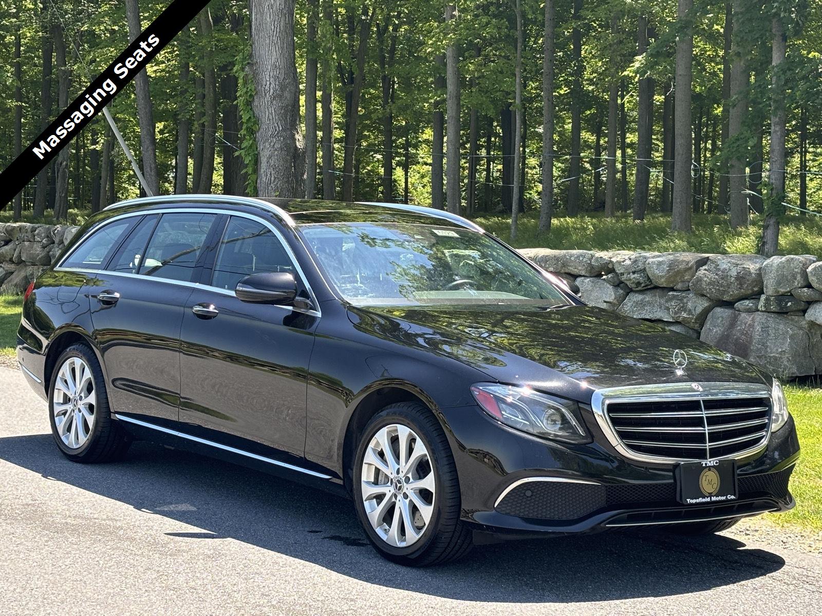 Black 2018 Mercedes-Benz E-Class E 400 4MATIC Wagon AWD Wagon All-Wheel Drive Automatic