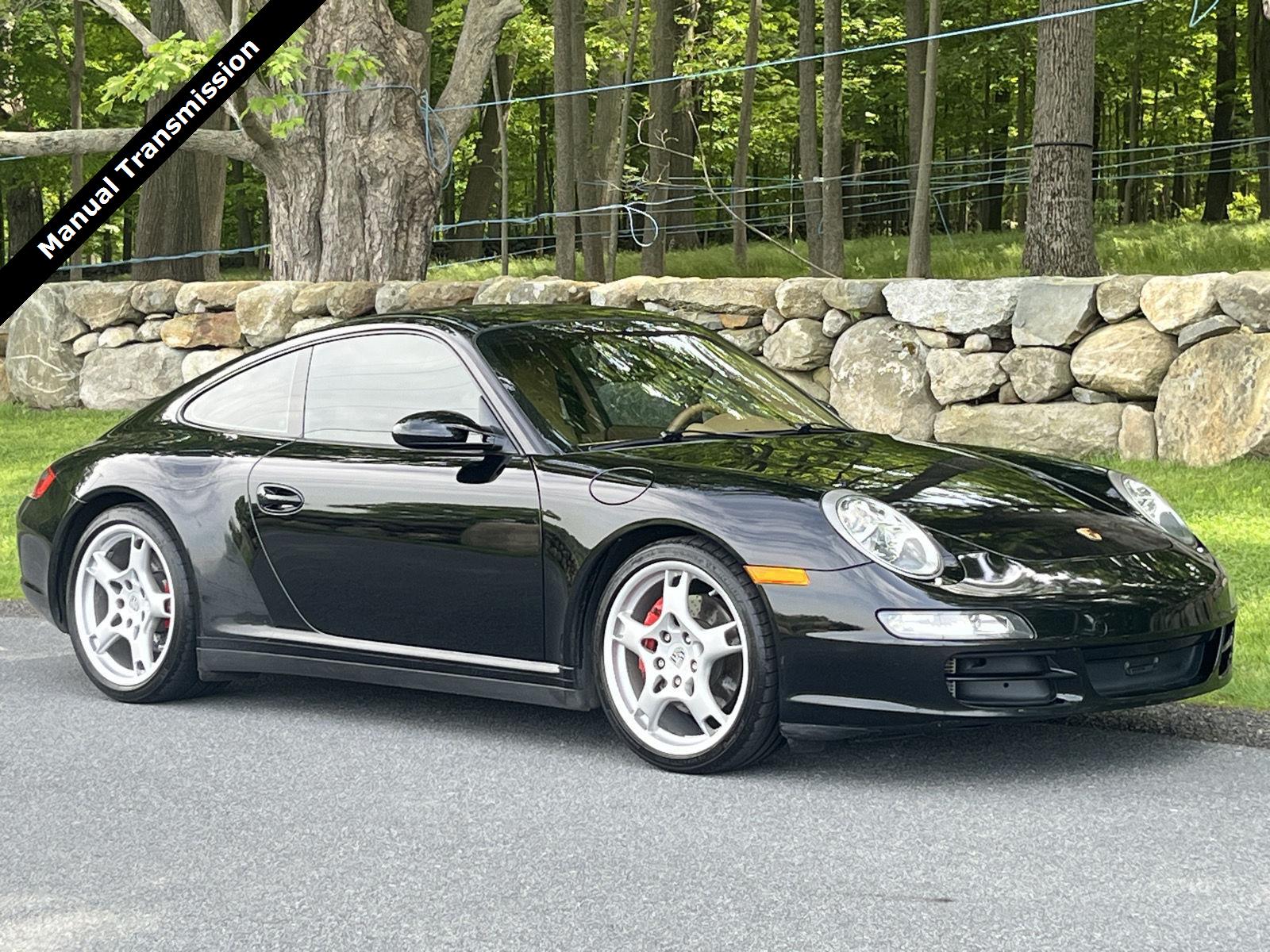Black 2006 Porsche 911 Coupe All-Wheel Drive 6-Speed Manual