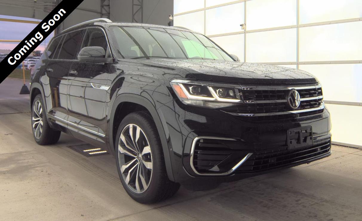 Deep Black Pearl 2022 Volkswagen Atlas SUV / Crossover All-Wheel Drive Automatic