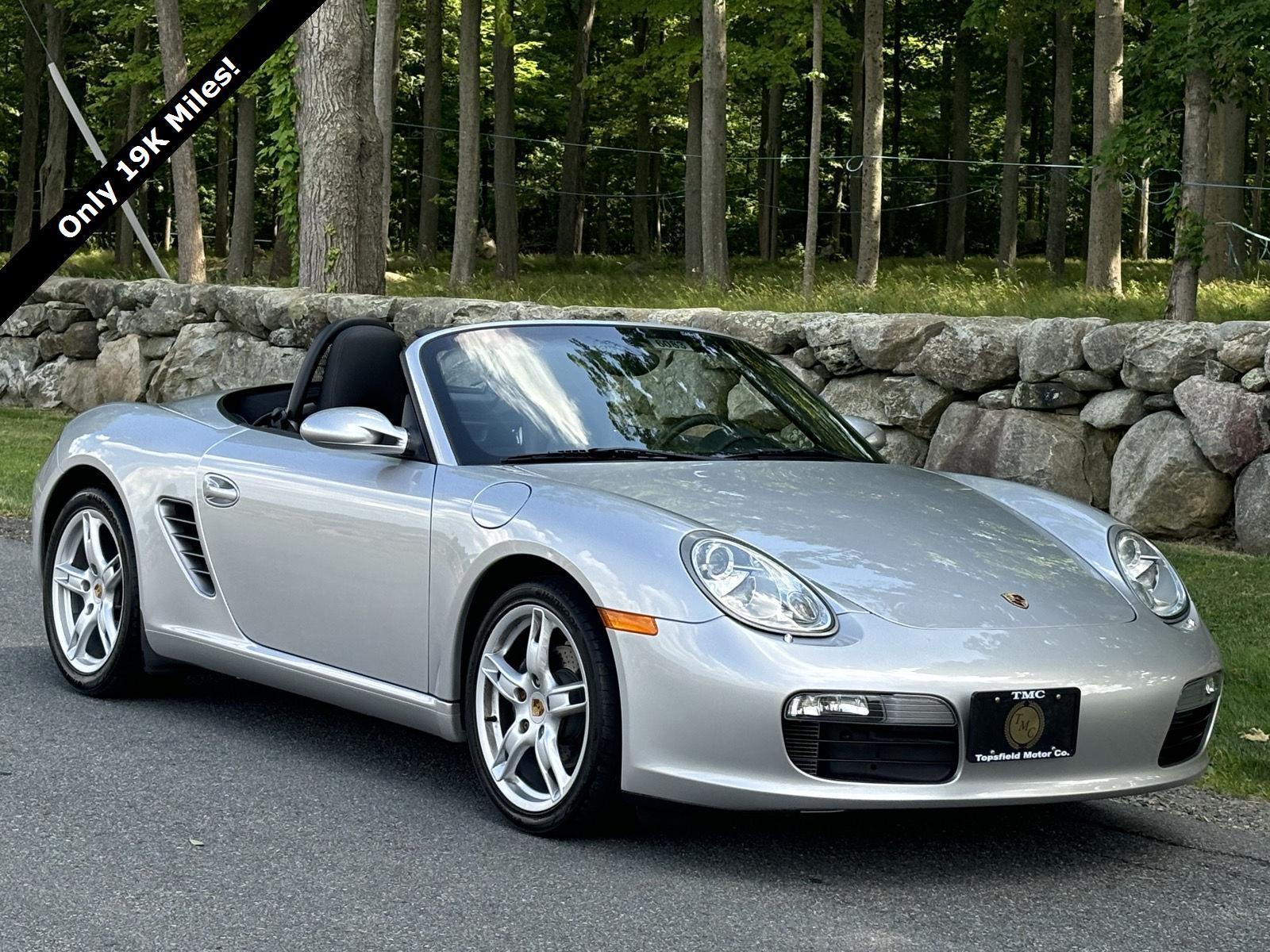 Arctic Silver Metallic 2008 Porsche Boxster Convertible Rear-Wheel Drive 5-Speed Manual