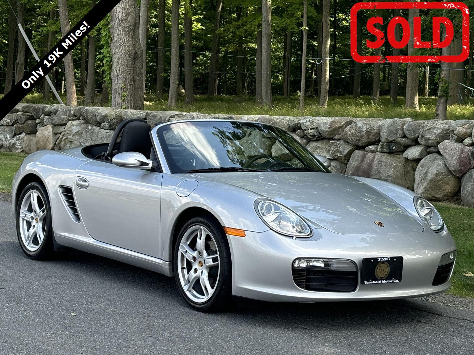 Arctic Silver Metallic 2008 Porsche Boxster Convertible Rear-Wheel Drive 5-Speed Manual