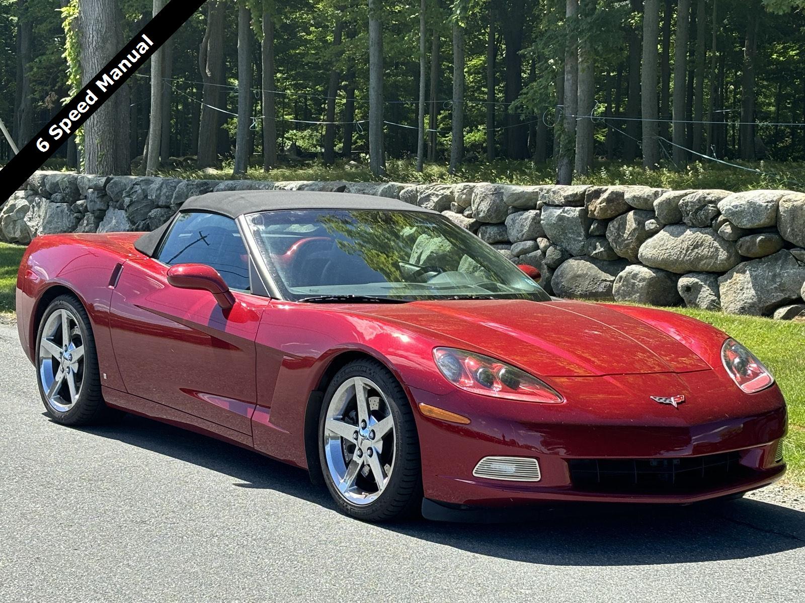 Crystal Red Metallic Tintcoat 2008 Chevrolet Corvette Convertible RWD Convertible Rear-Wheel Drive 6-Speed Manual