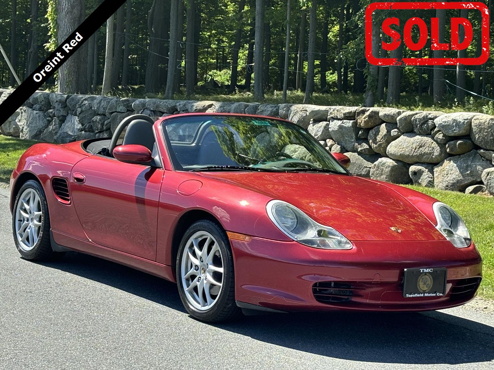 Orient Red Metallic 2003 Porsche Boxster Convertible Rear-Wheel Drive 5-Speed Automatic