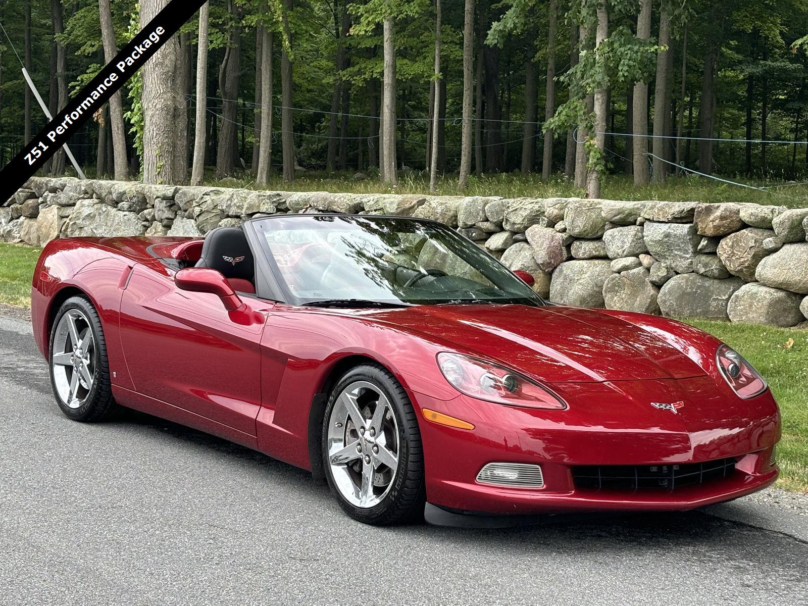 Crystal Red Metallic Tintcoat 2008 Chevrolet Corvette Convertible Rear-Wheel Drive 6-Speed Manual
