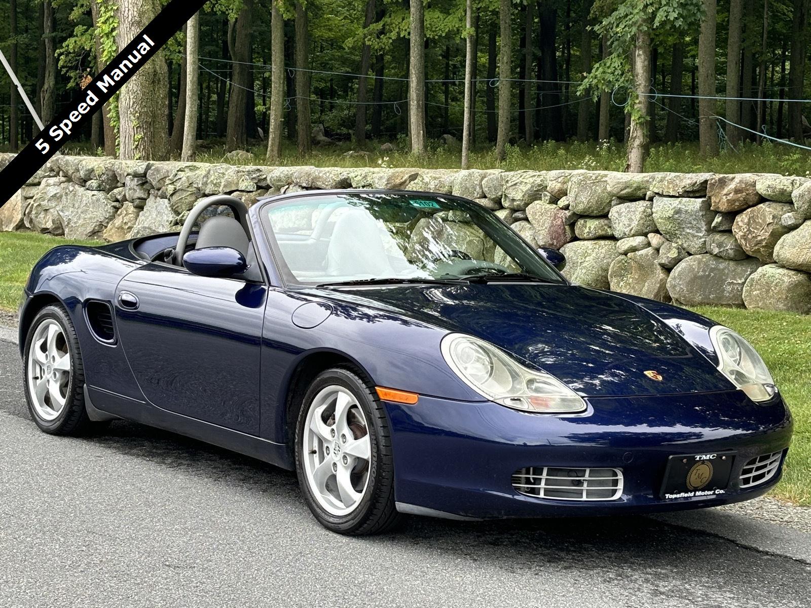 Lapis Blue Metallic 2001 Porsche Boxster Convertible Rear-Wheel Drive Manual
