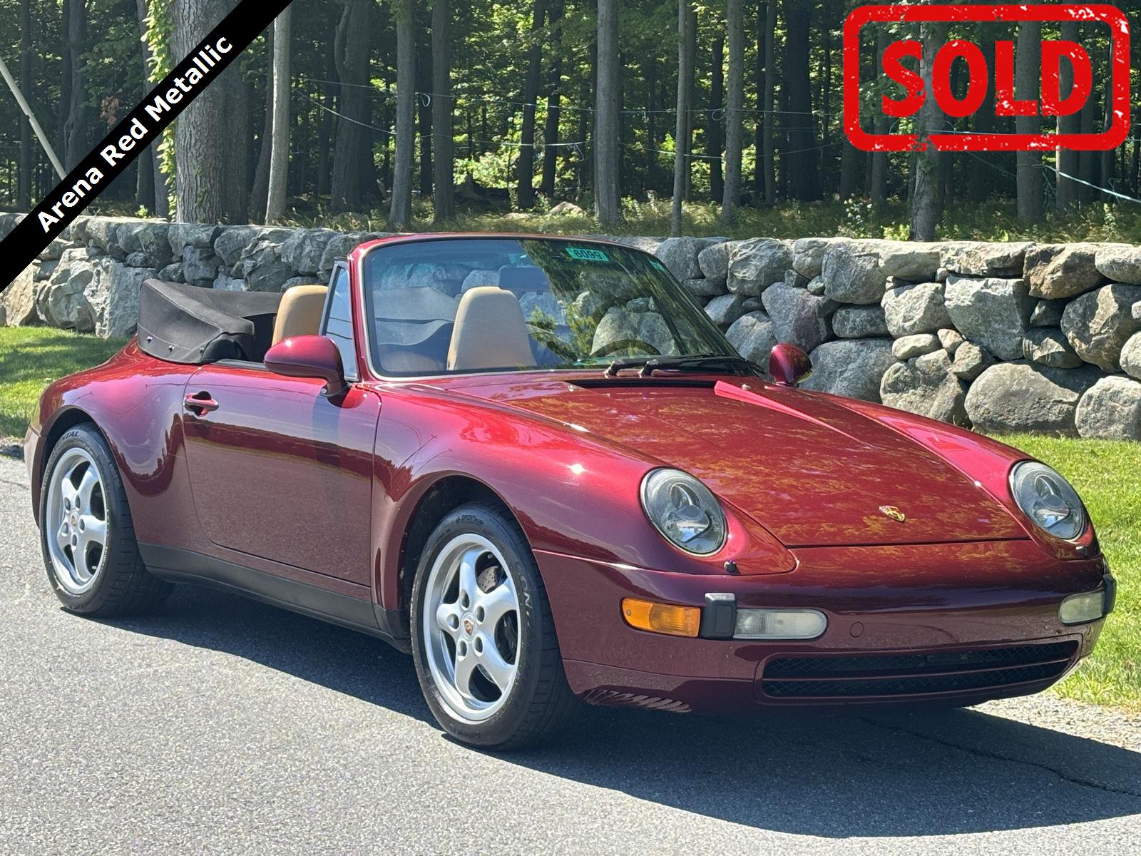 Arena Red (Met) 1998 Porsche 911 Convertible Rear-Wheel Drive 4-Speed Automatic