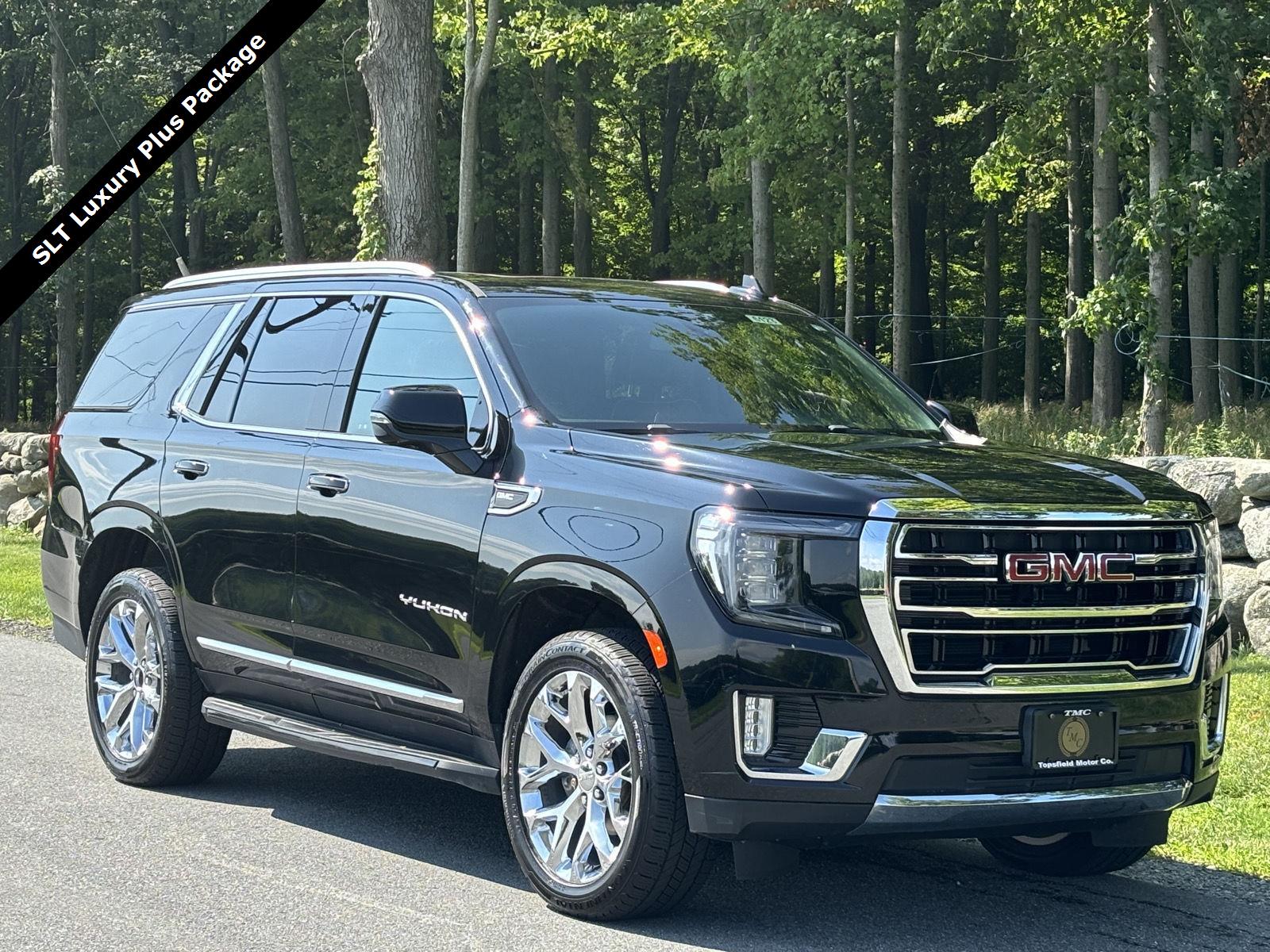 Onyx Black 2021 GMC Yukon SUV / Crossover Four-Wheel Drive Automatic