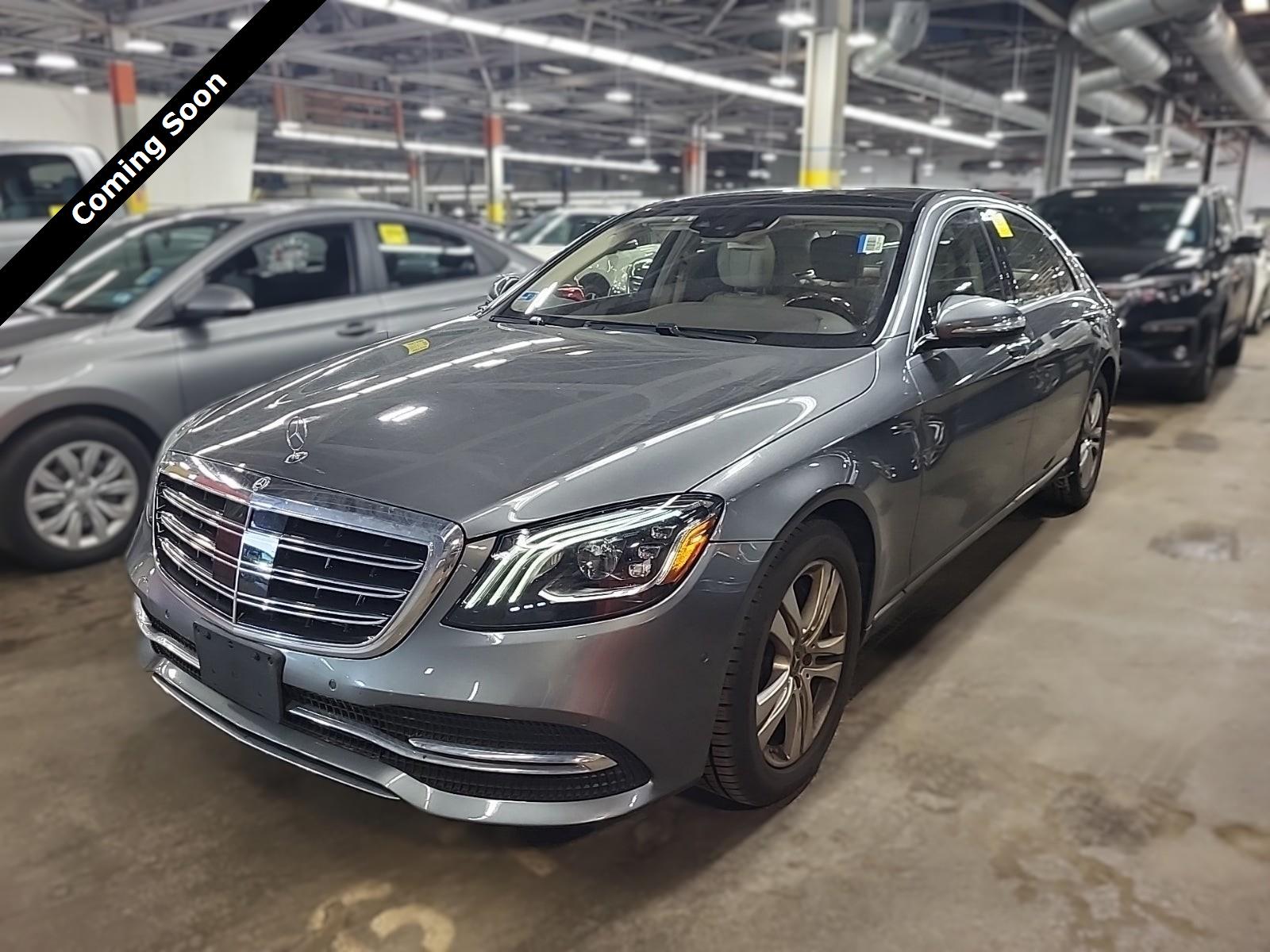 Gray (Selenite Grey Metallic) 2018 Mercedes-Benz S-Class Sedan All-Wheel Drive Automatic