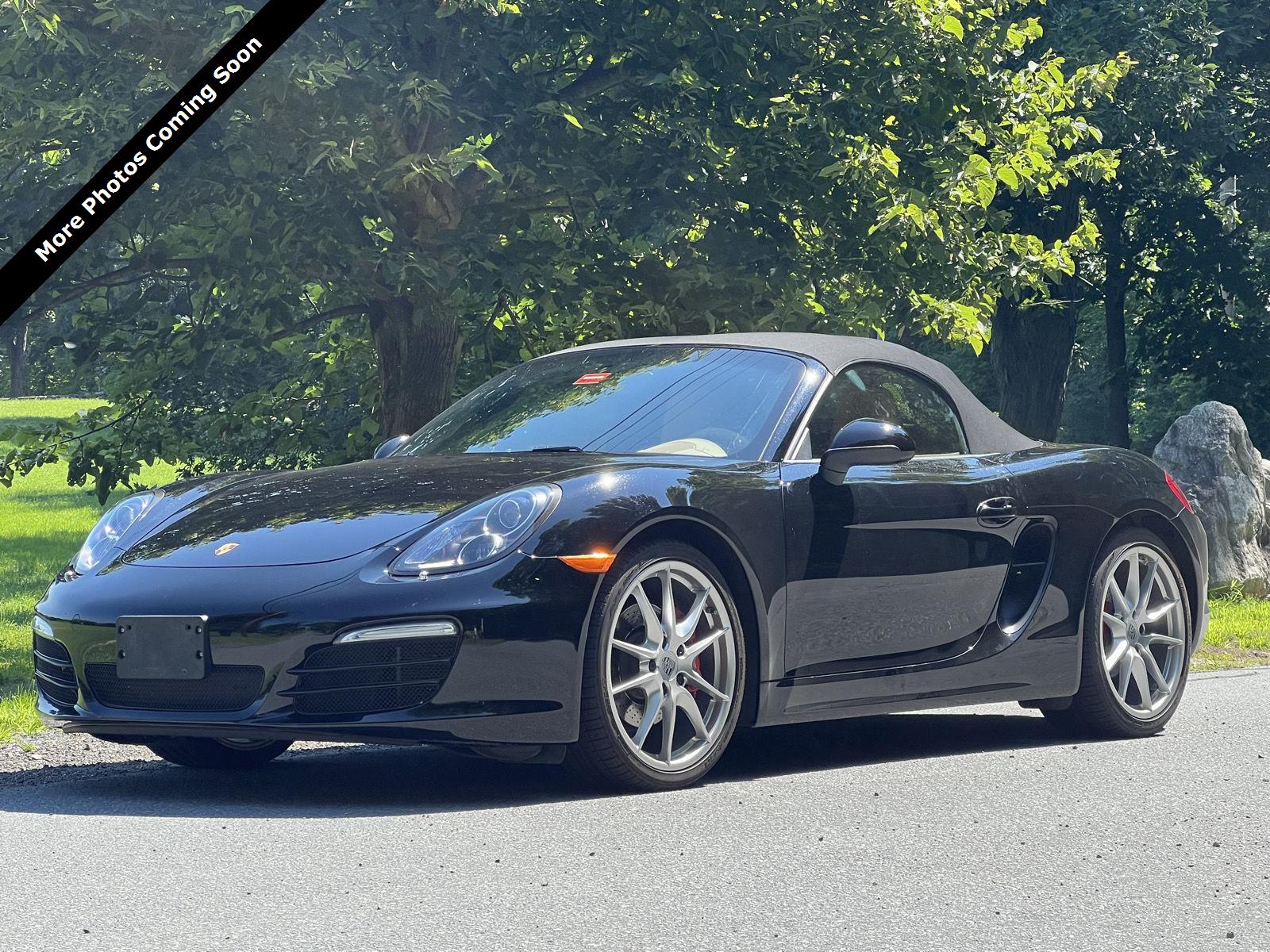 Black 2014 Porsche Boxster Convertible Rear-Wheel Drive Automatic