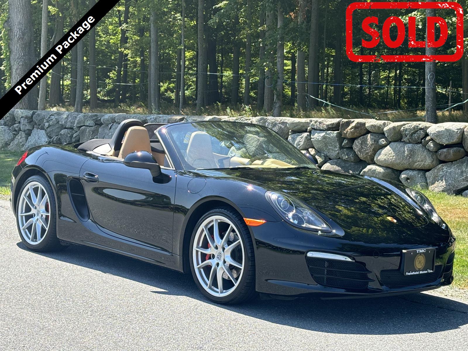 Black 2014 Porsche Boxster Convertible Rear-Wheel Drive Automatic