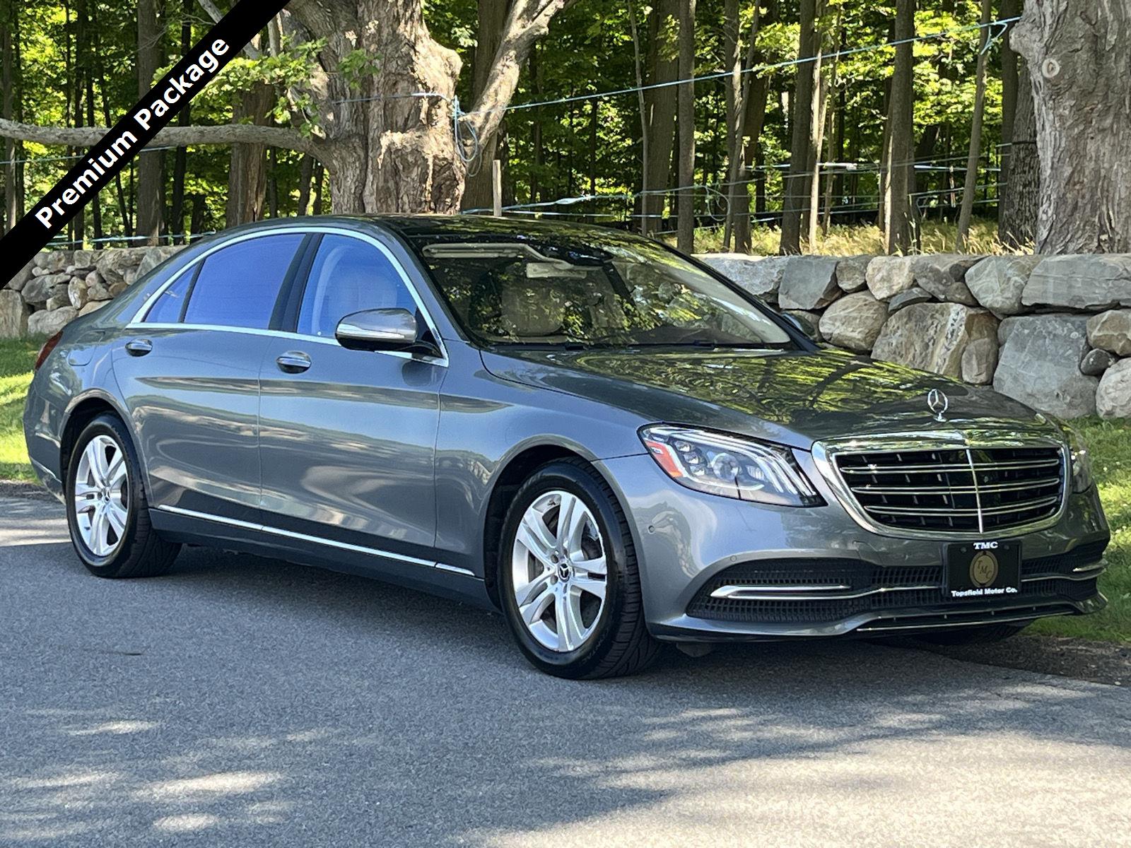 Gray (Selenite Grey Metallic) 2018 Mercedes-Benz S-Class Sedan All-Wheel Drive Automatic