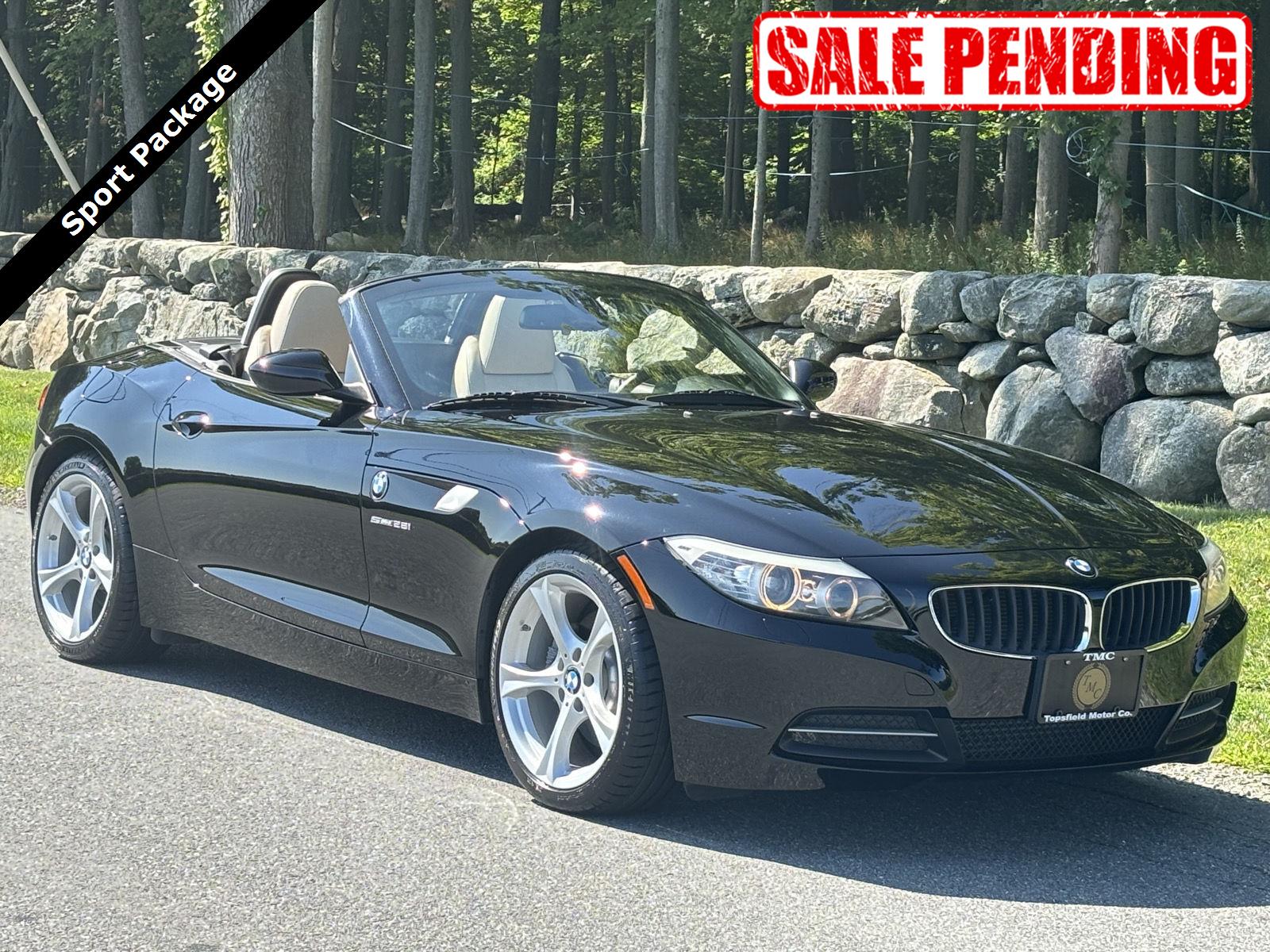 Jet Black 2013 BMW Z4 Convertible Rear-Wheel Drive 8-Speed Automatic