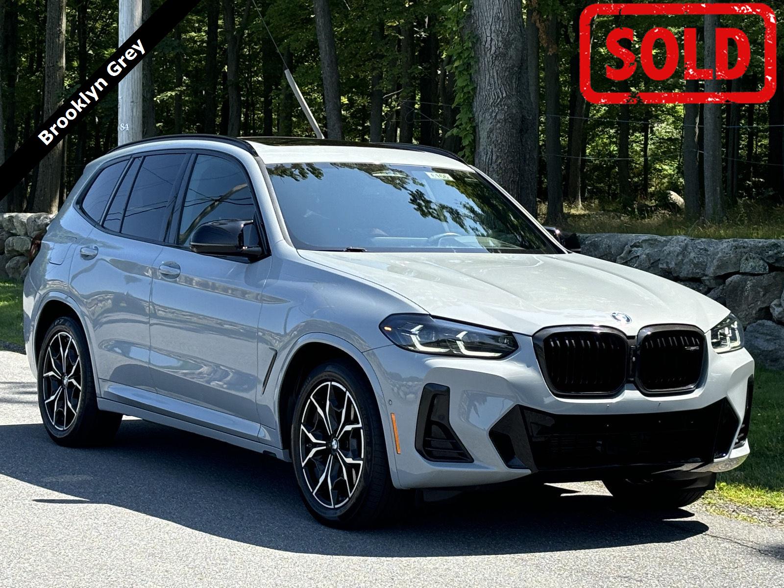 Gray (Brooklyn Grey Metallic) 2023 BMW X3 SUV / Crossover All-Wheel Drive Automatic