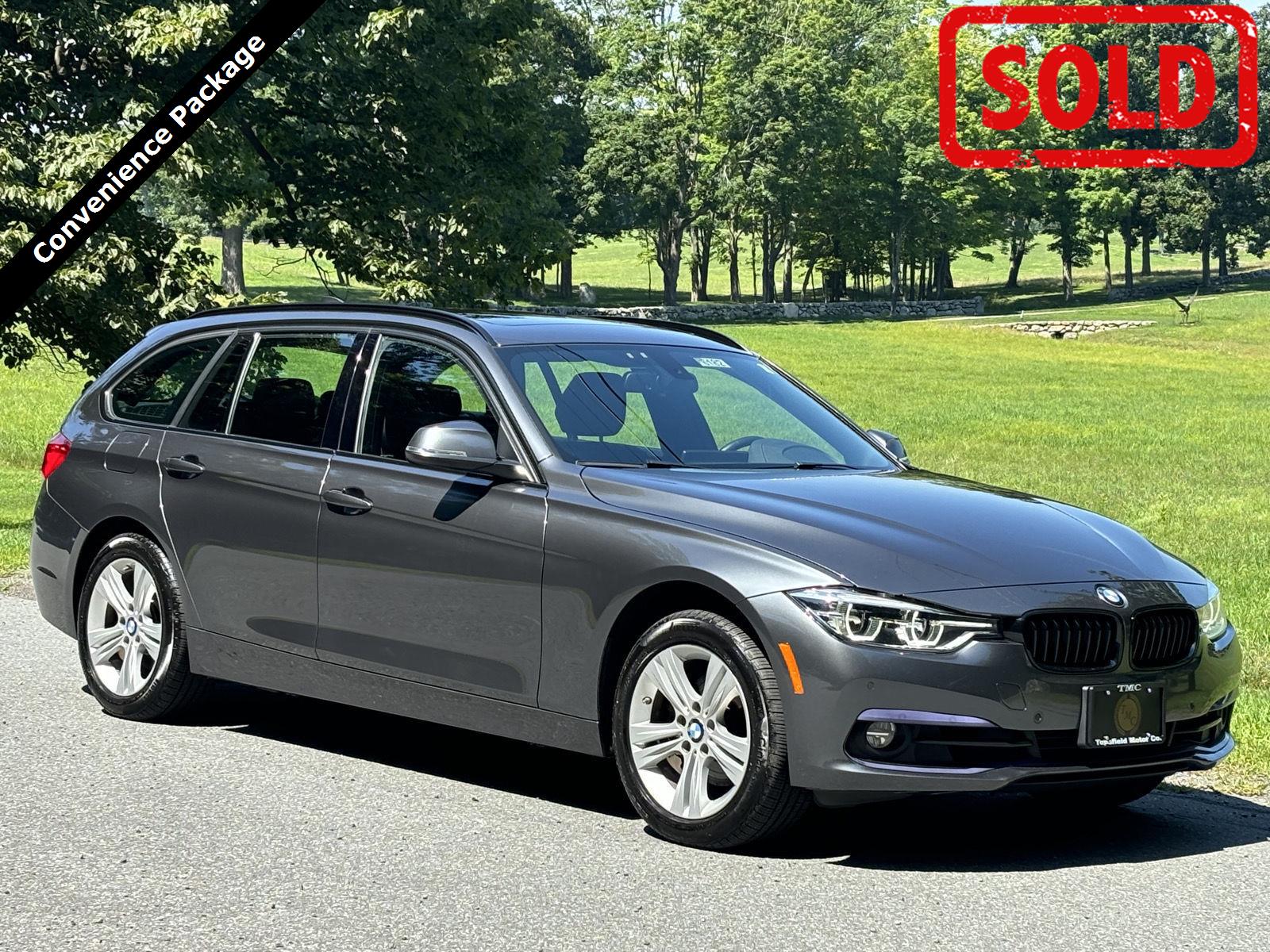 Mineral Gray Metallic 2018 BMW 3 Series Wagon All-Wheel Drive Automatic