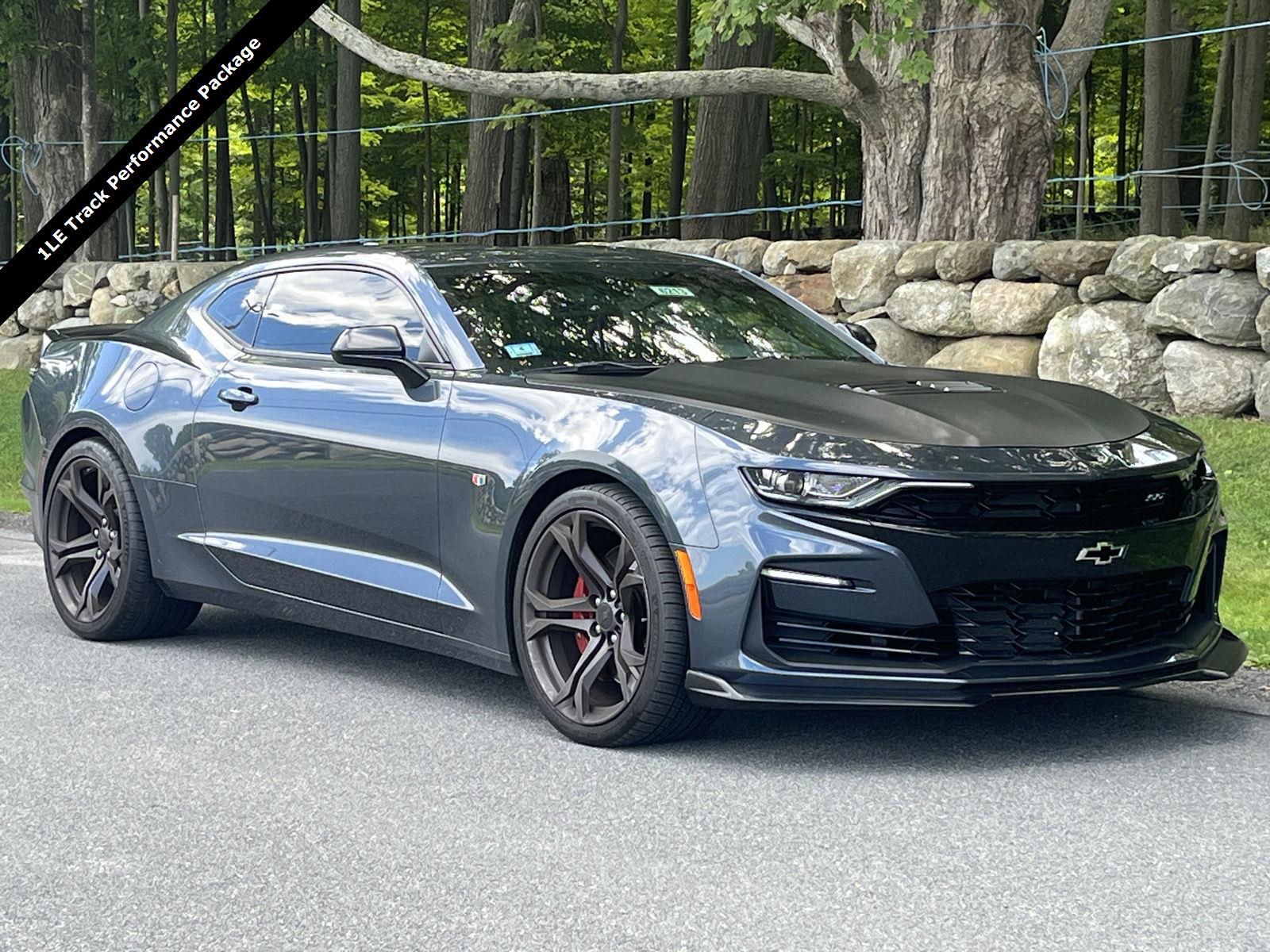 Shadow Gray Metallic 2019 Chevrolet Camaro Coupe Rear-Wheel Drive 6-Speed Manual