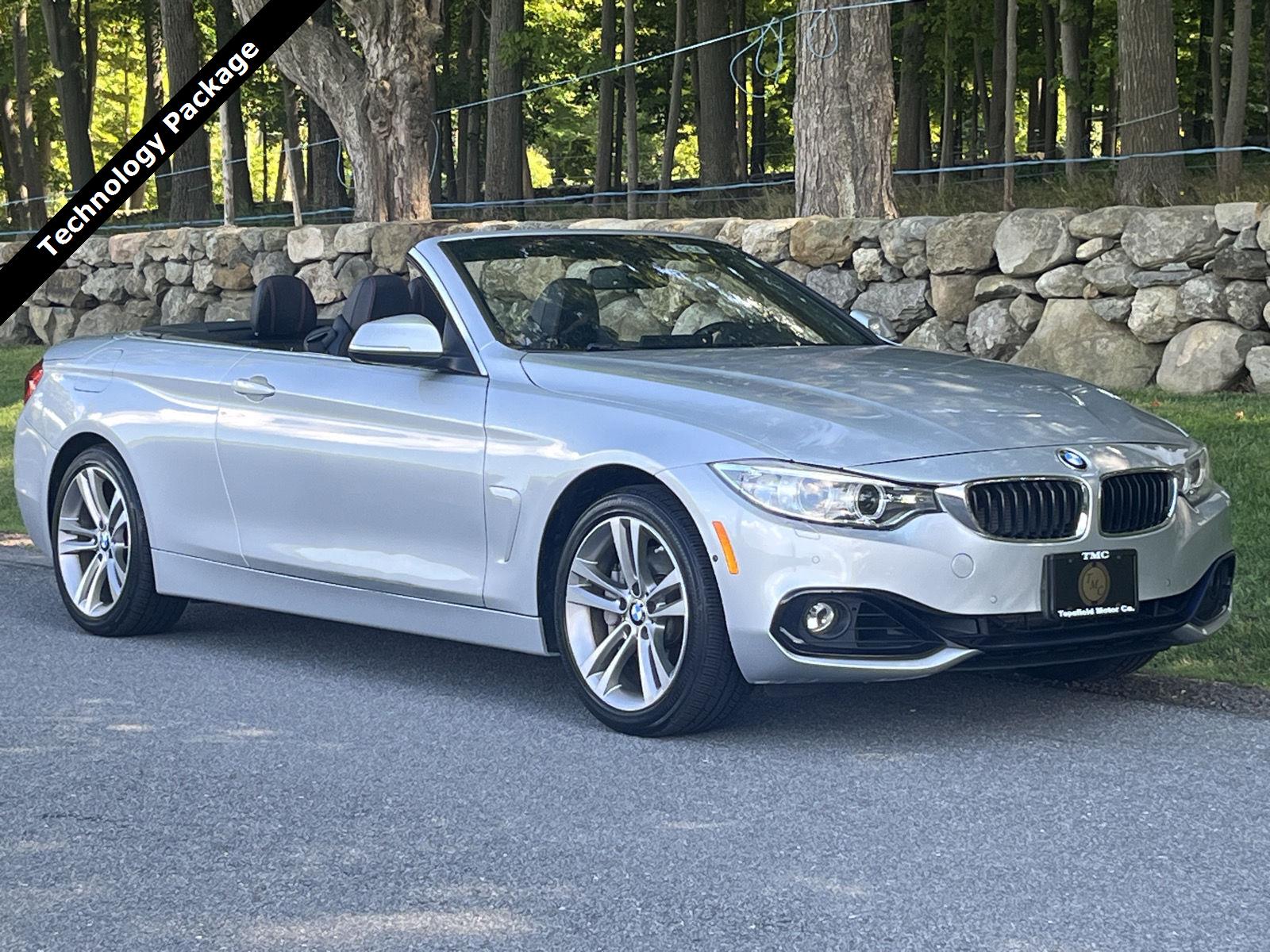 Glacier Silver Metallic 2016 BMW 4 Series Convertible All-Wheel Drive Automatic