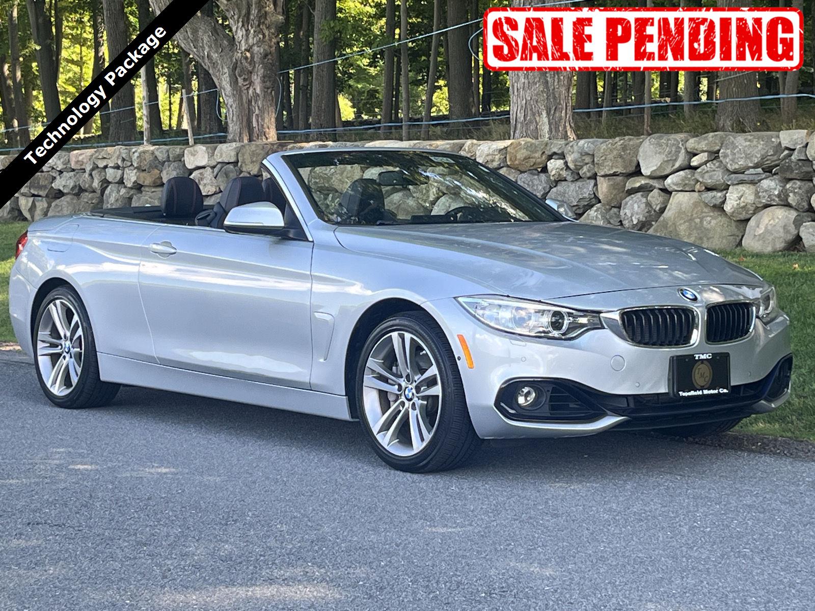 Glacier Silver Metallic 2016 BMW 4 Series Convertible All-Wheel Drive Automatic