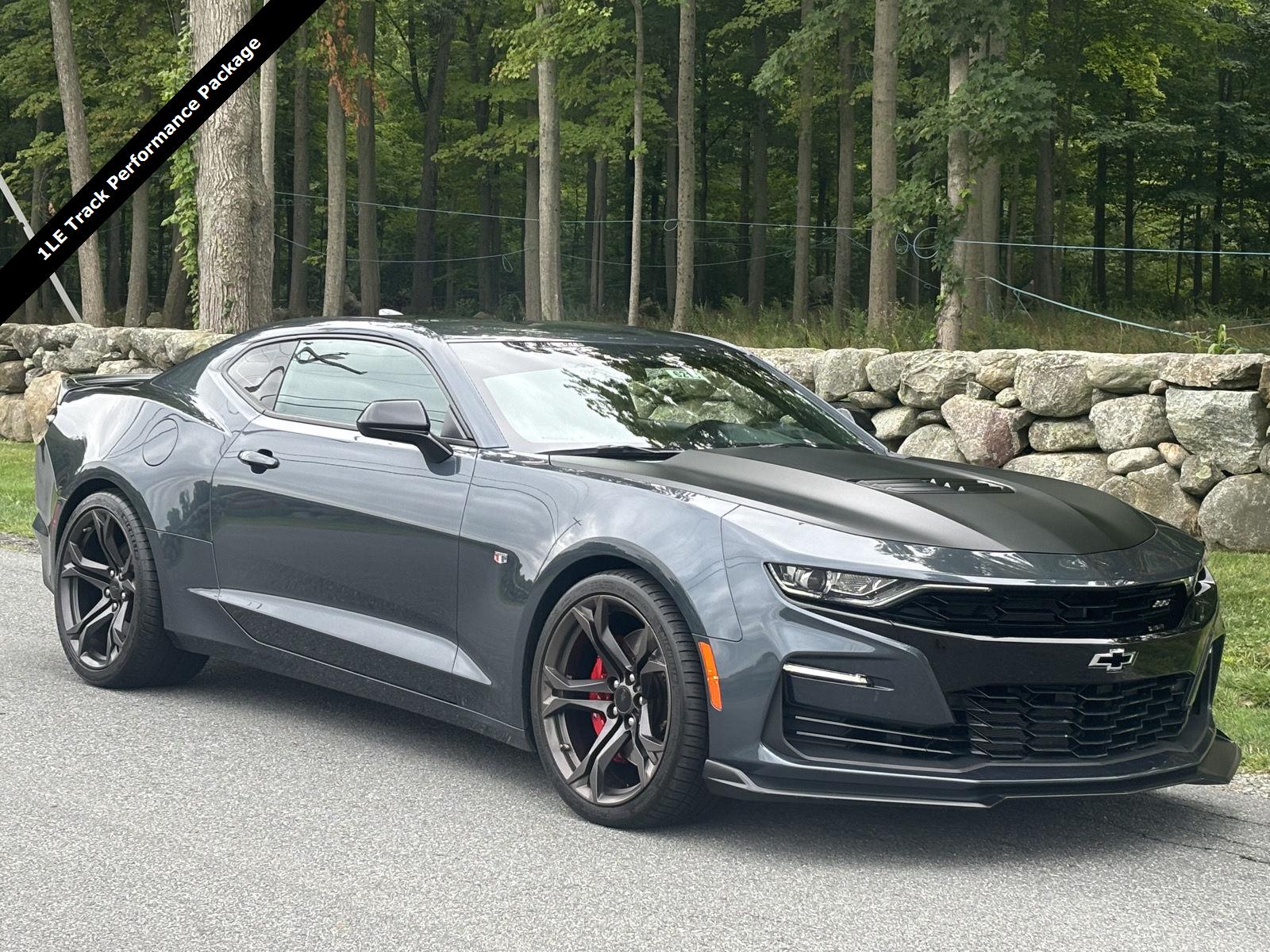 Shadow Gray Metallic 2019 Chevrolet Camaro Coupe Rear-Wheel Drive 6-Speed Manual