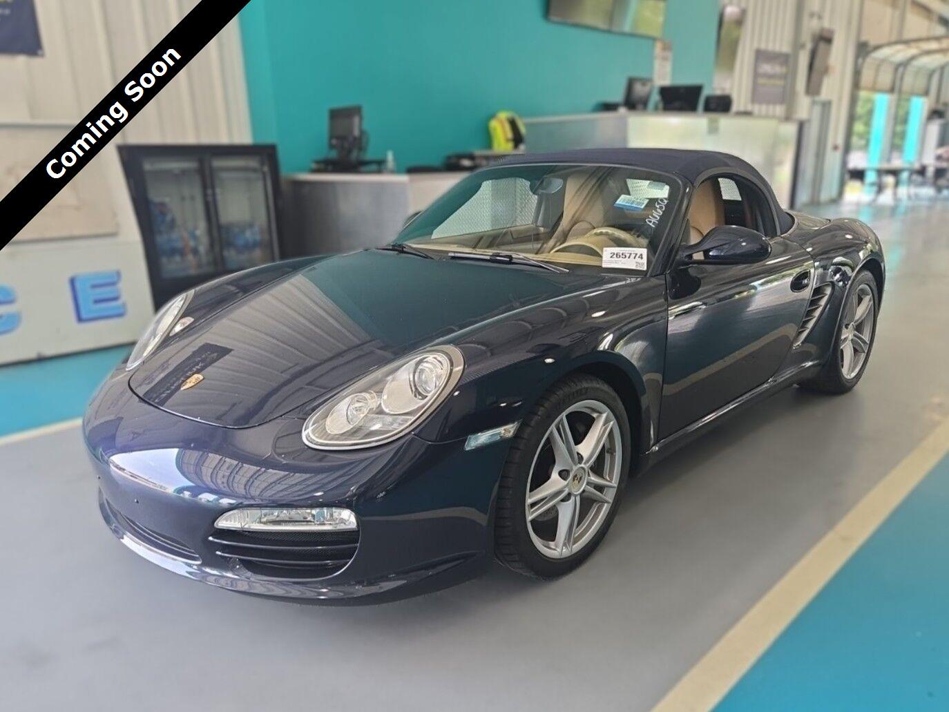 Midnight Blue Metallic 2009 Porsche Boxster Convertible Rear-Wheel Drive 6-Speed Manual